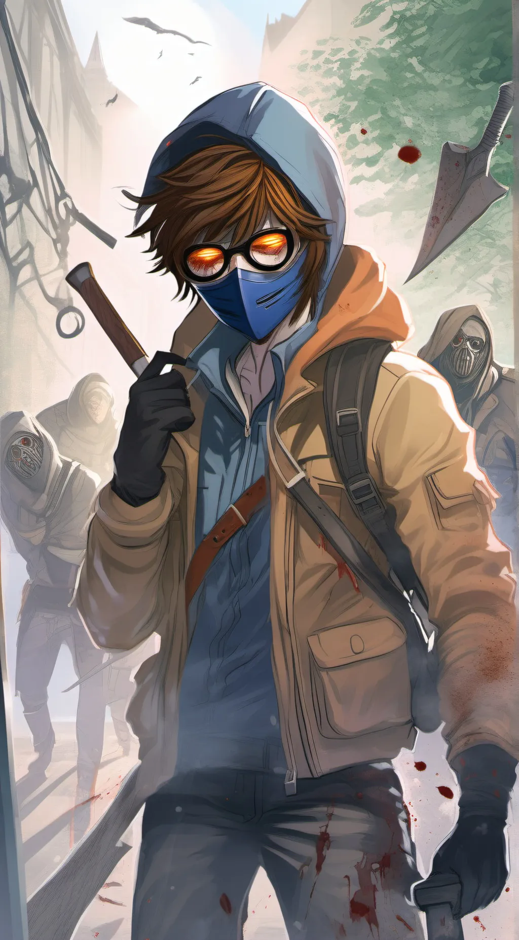 ai character: ticci toby background