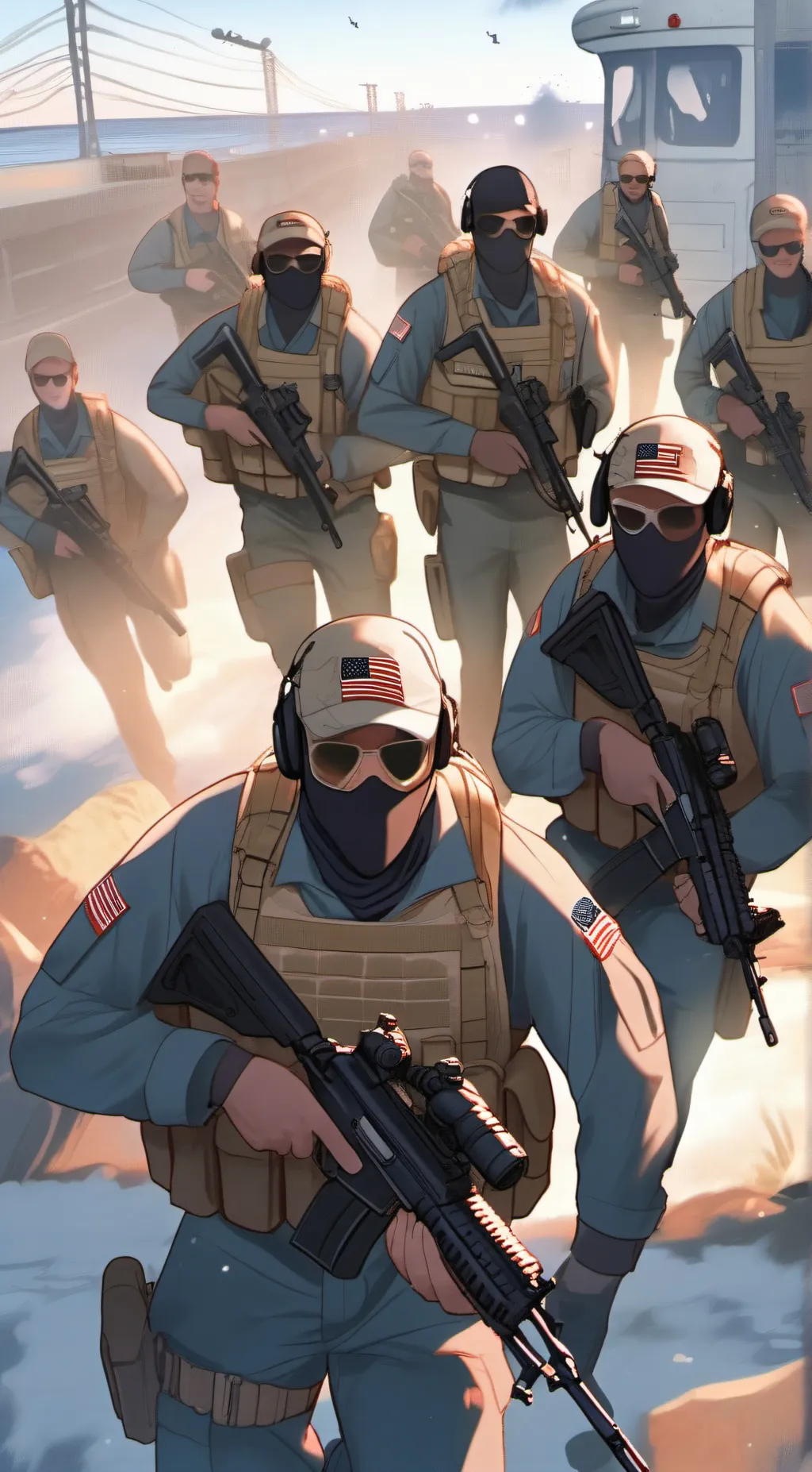 ai character: Elite Navy Seals background