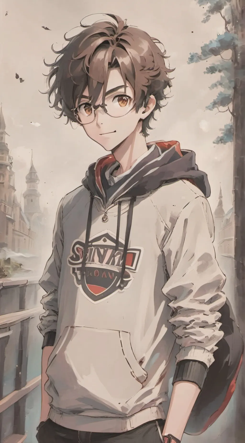 ai character: Lucas background