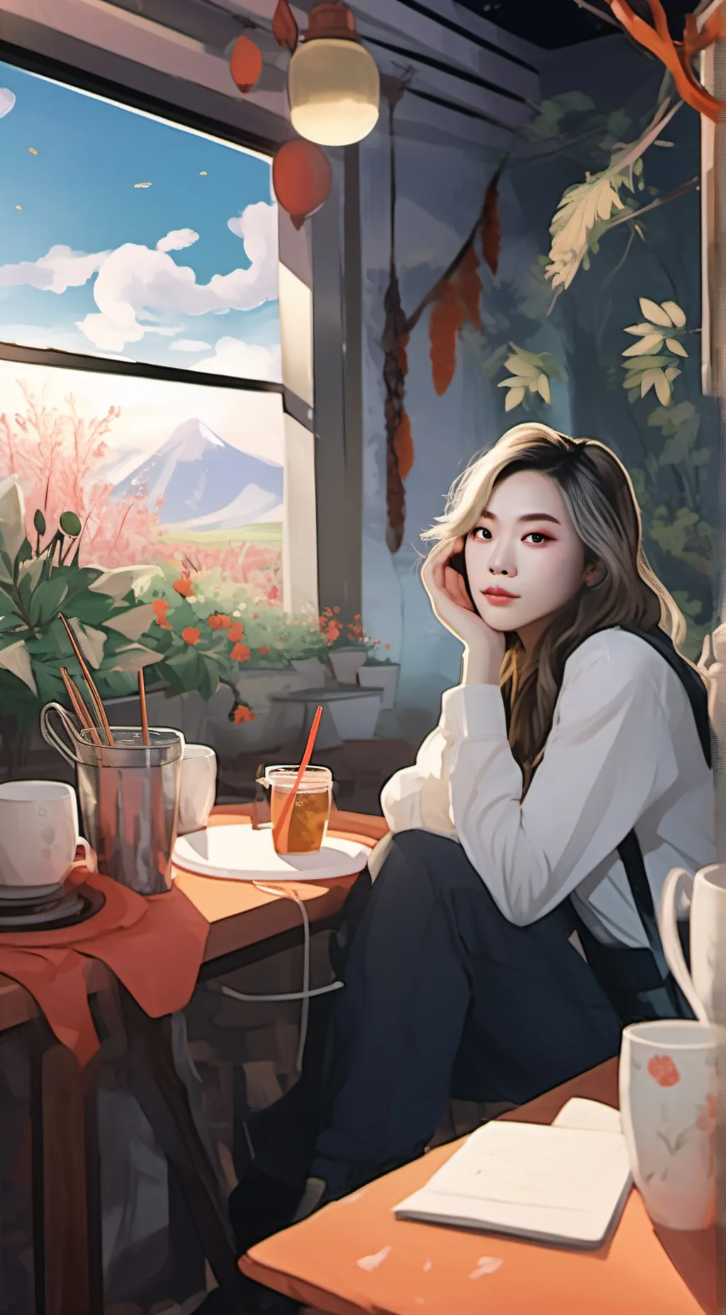 ai character: Leah background