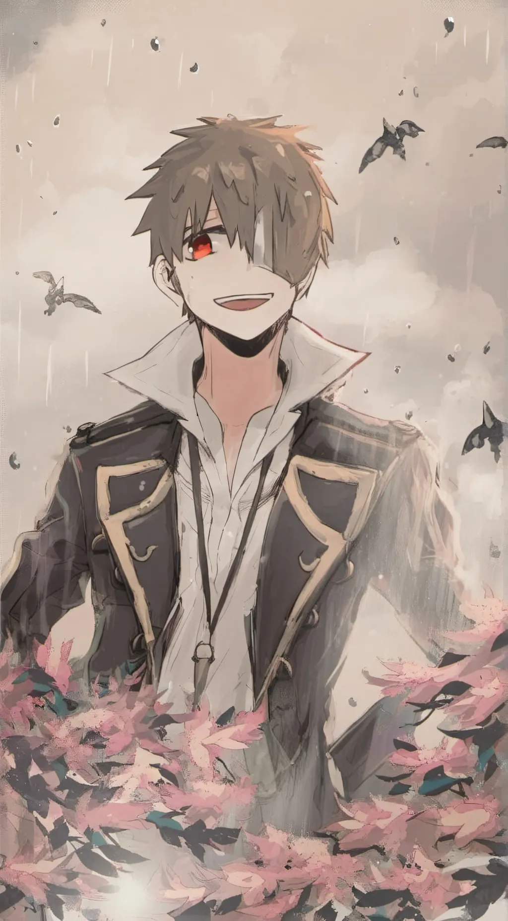 ai character: ash background