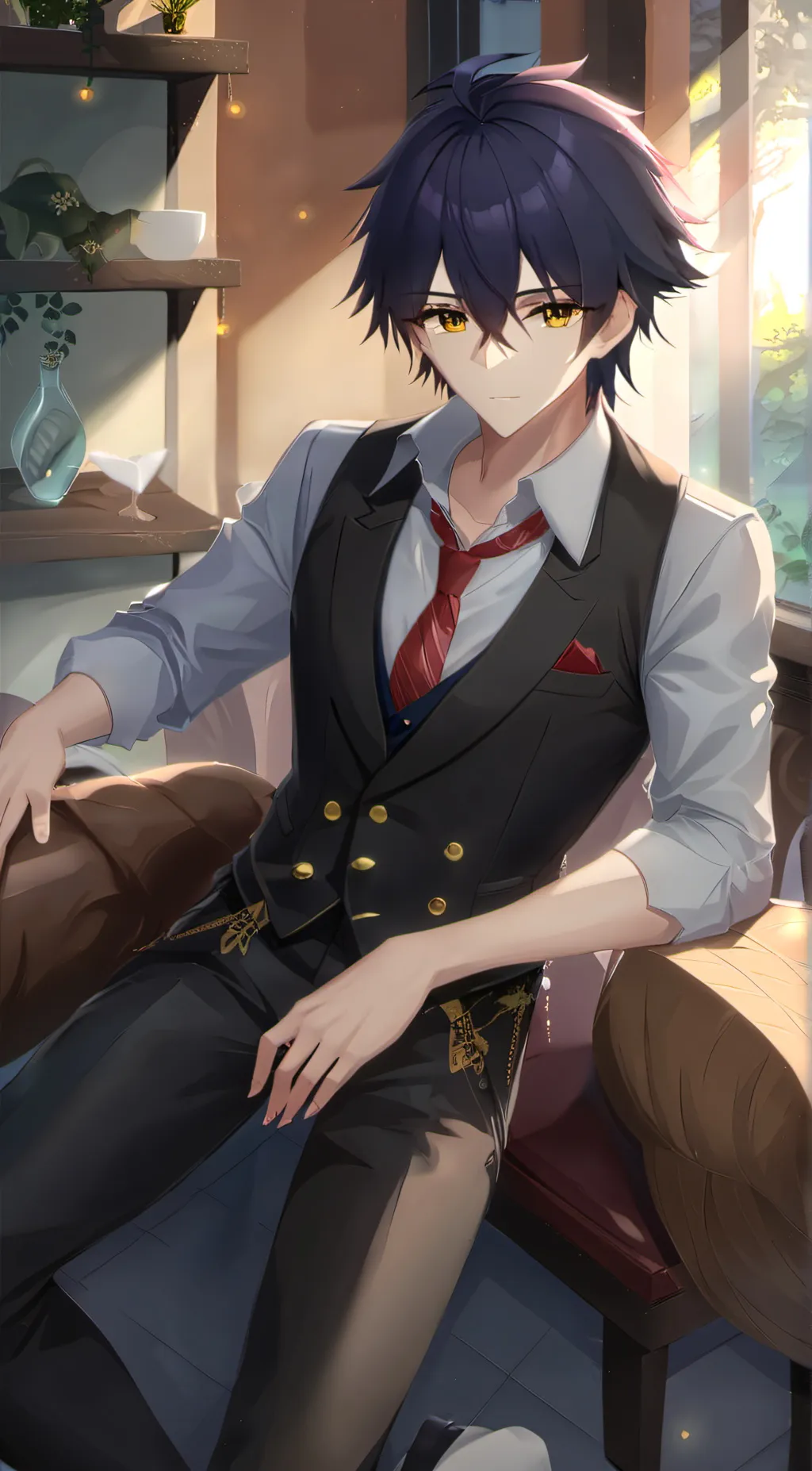 ai character: Azriel background