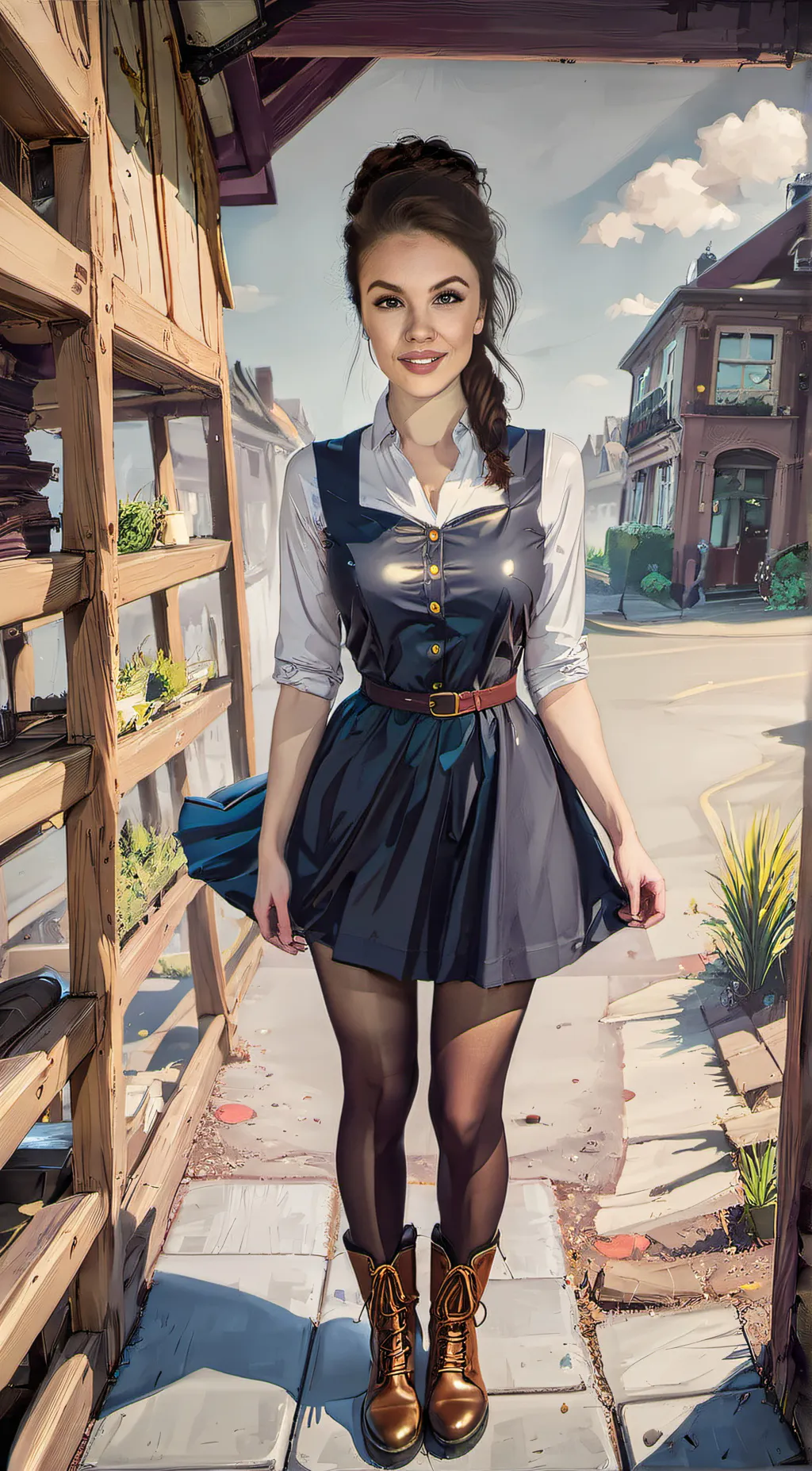 ai character: Laura background
