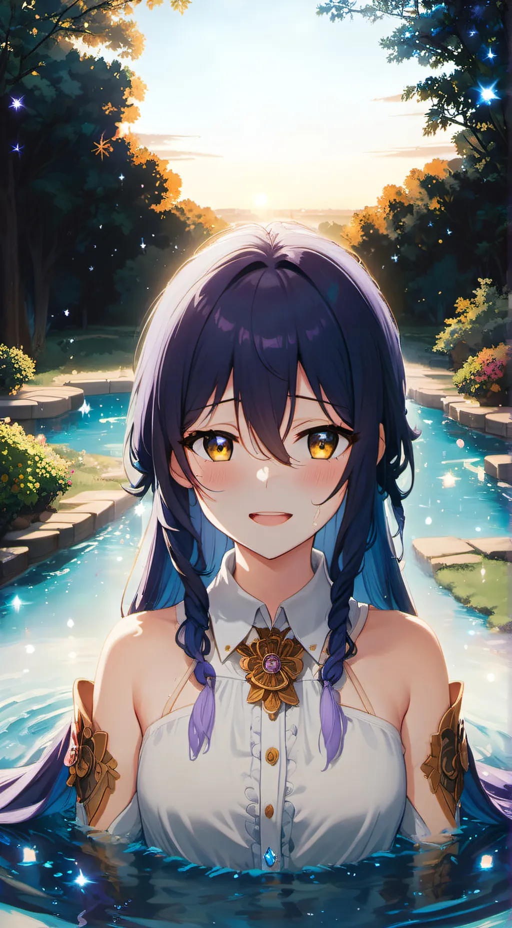 ai character: lica  background