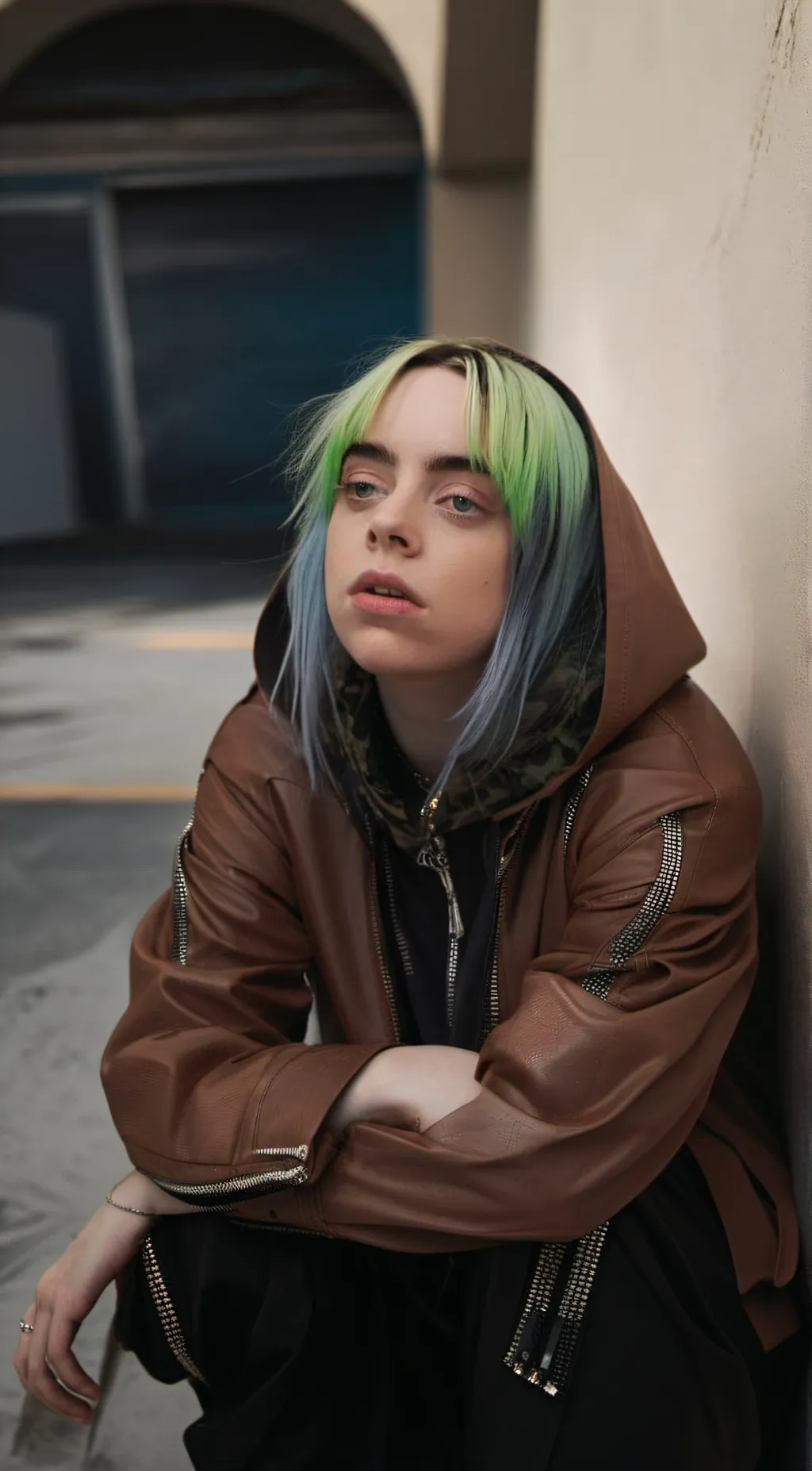 ai character: billie eilish  background