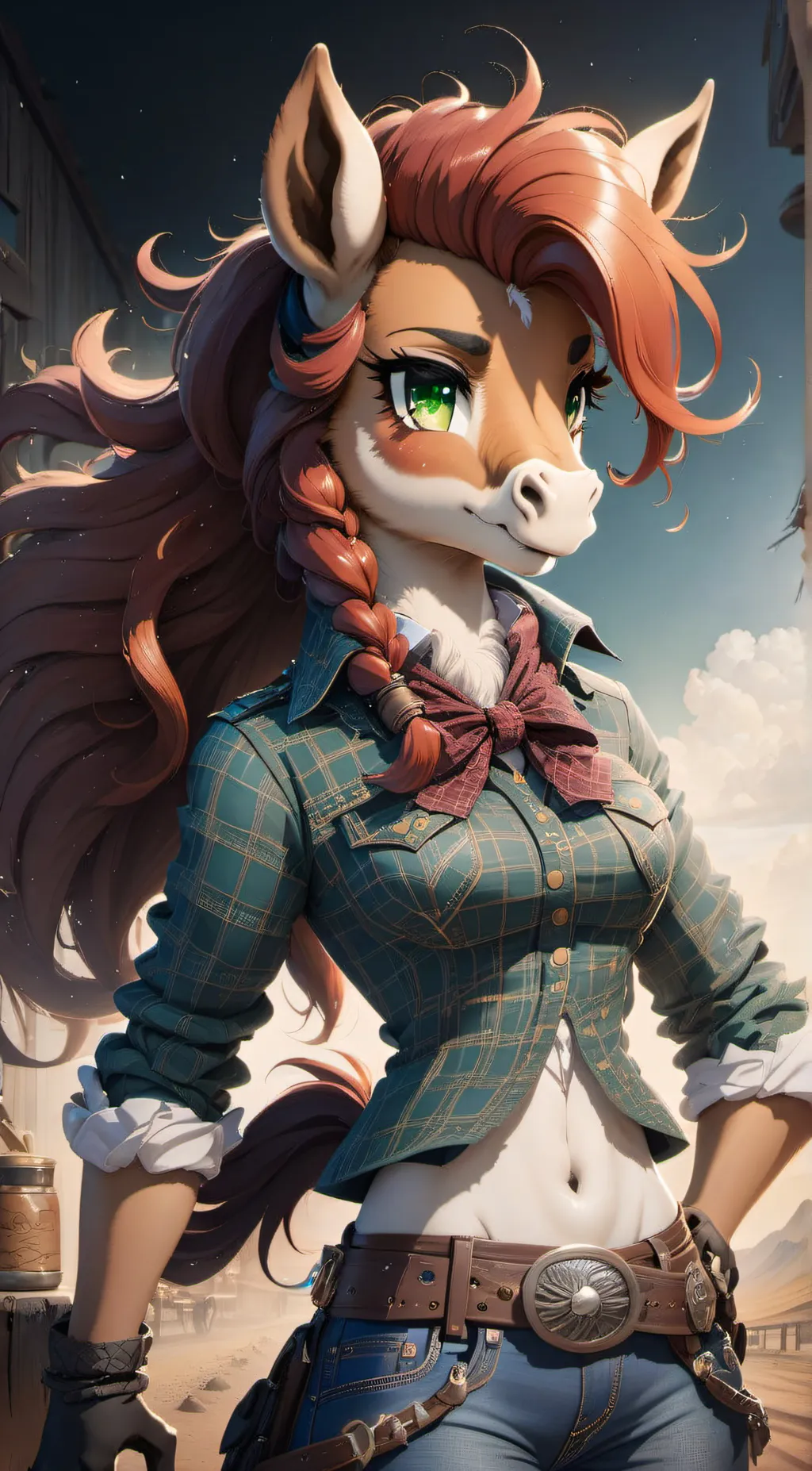 ai character: Daisy Mae  background