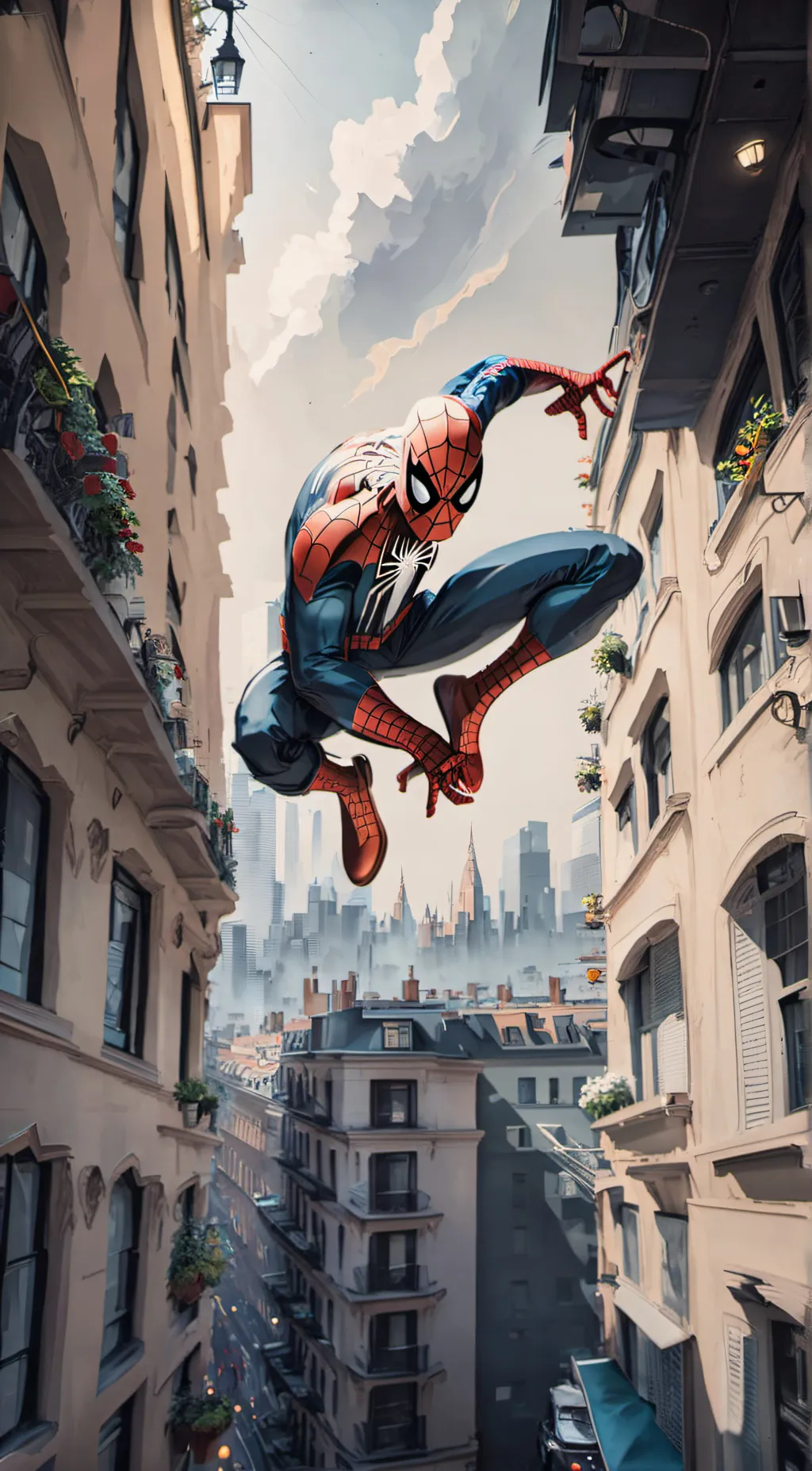 ai character: |`•Spiderman•`| background