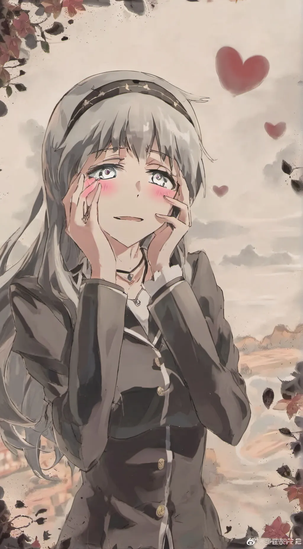 ai character: Shimoneta  background