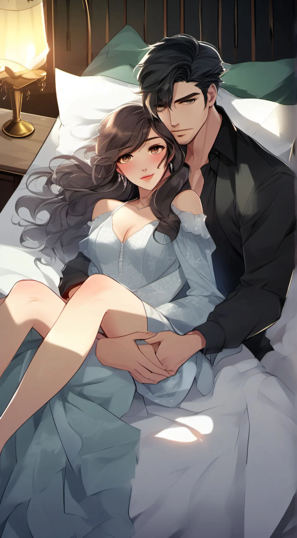 ai character: rose background