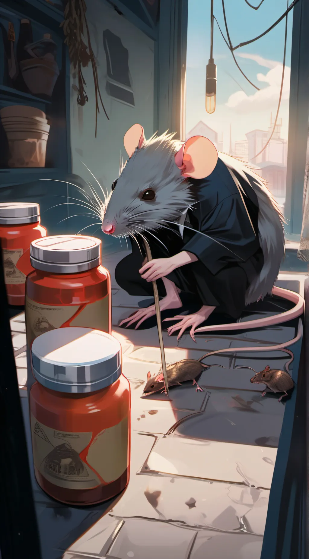 ai character: RAT POISON  background