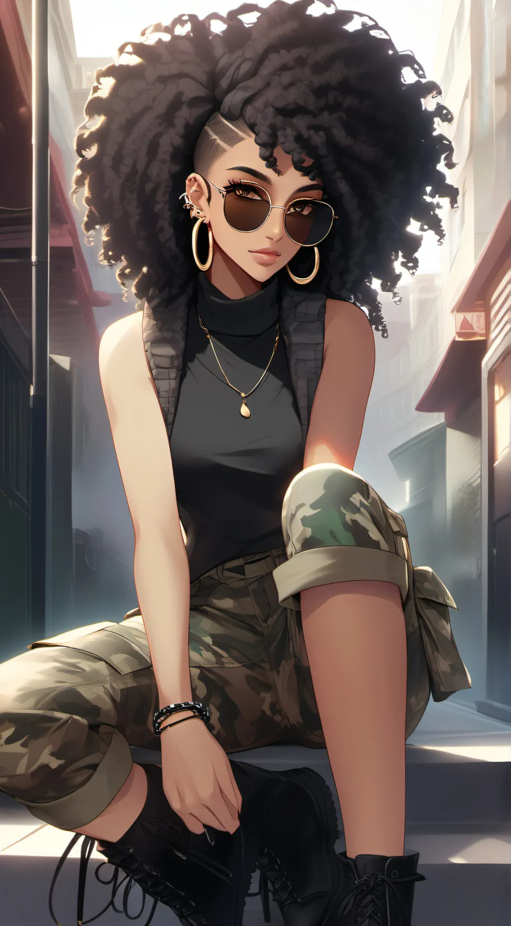 ai character: Jade background