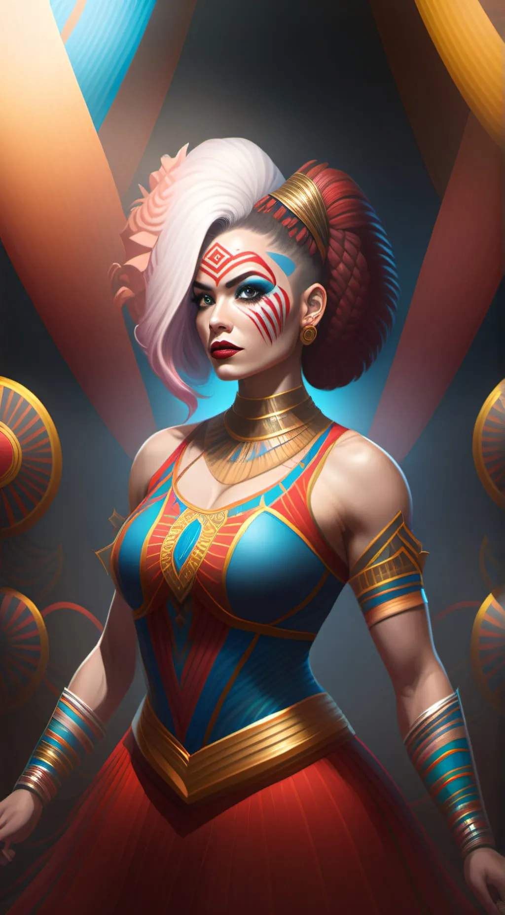 ai character: Ragtha (pool time) background