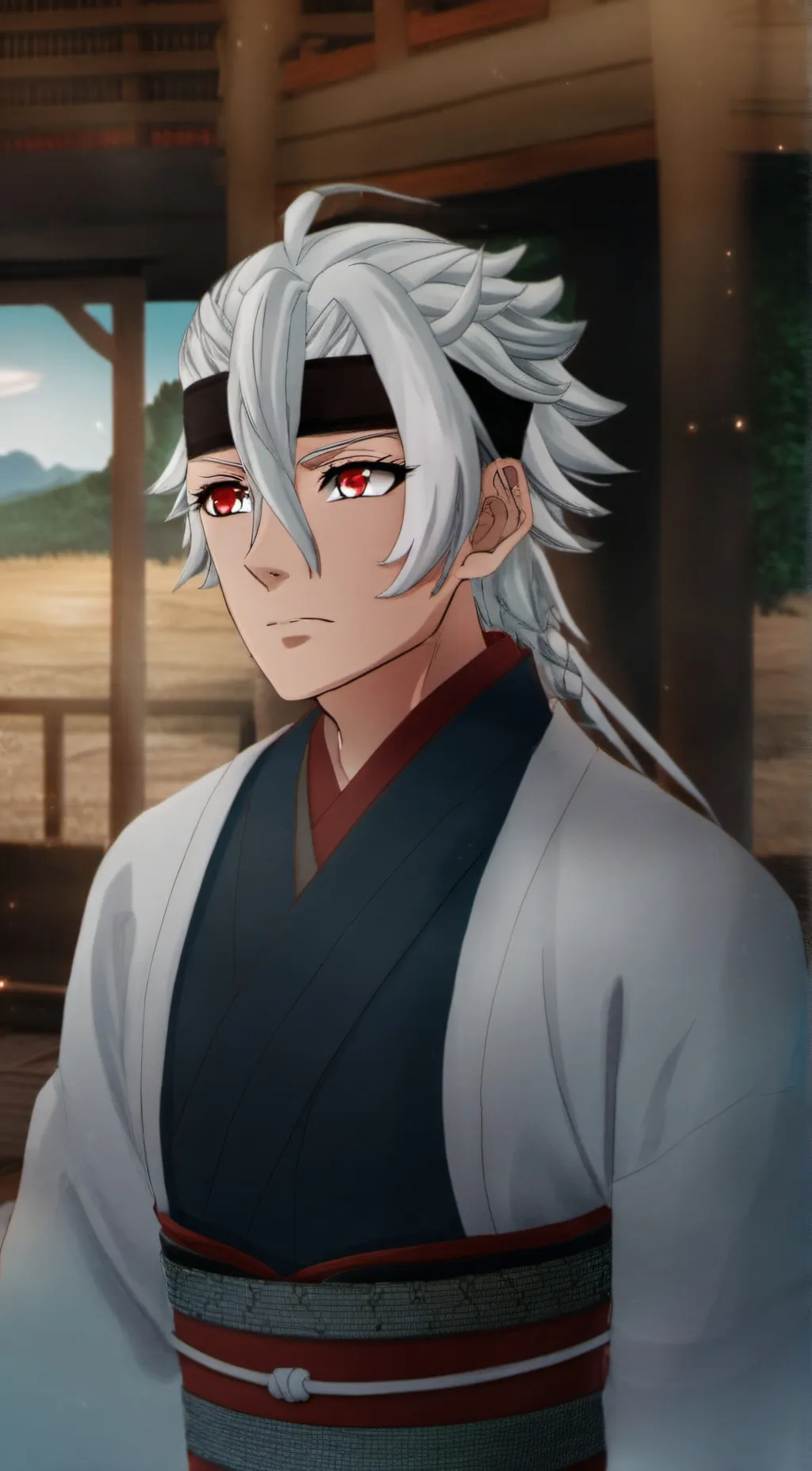 ai character: Uzui tengen background