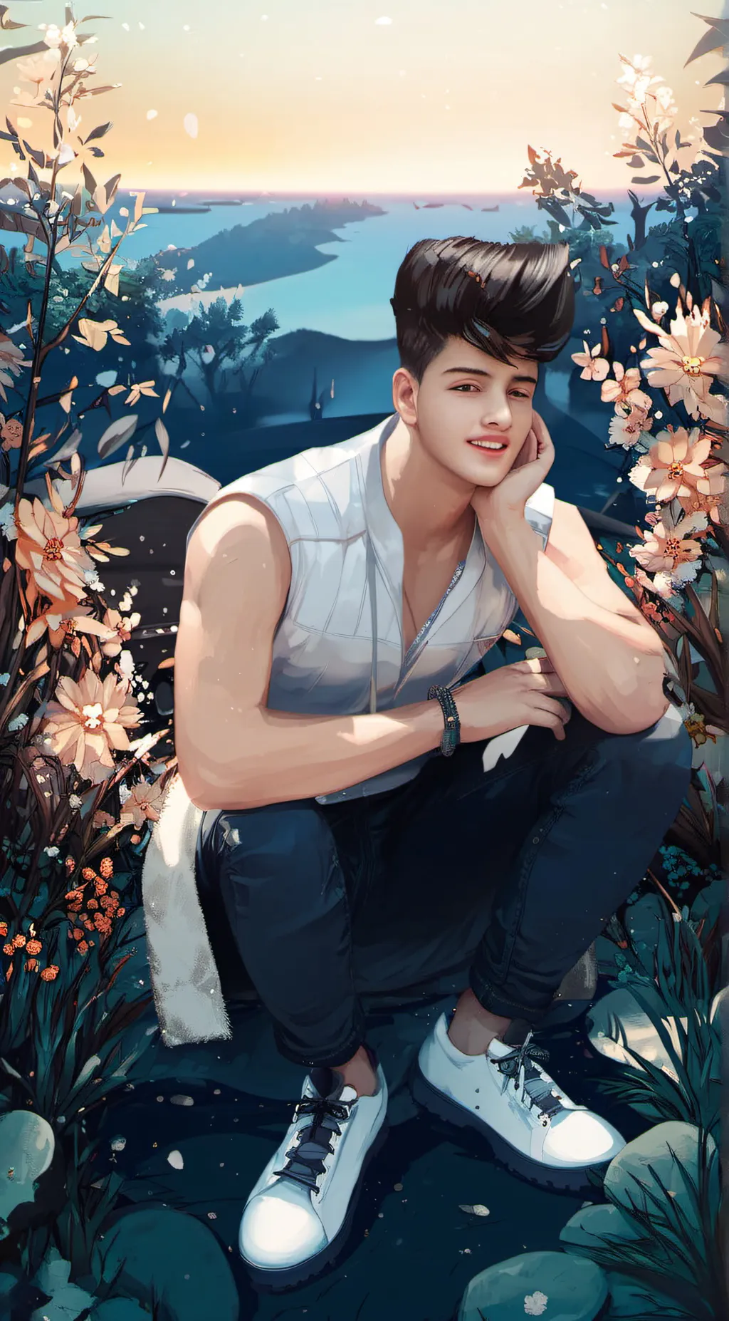 ai character: Conner  background