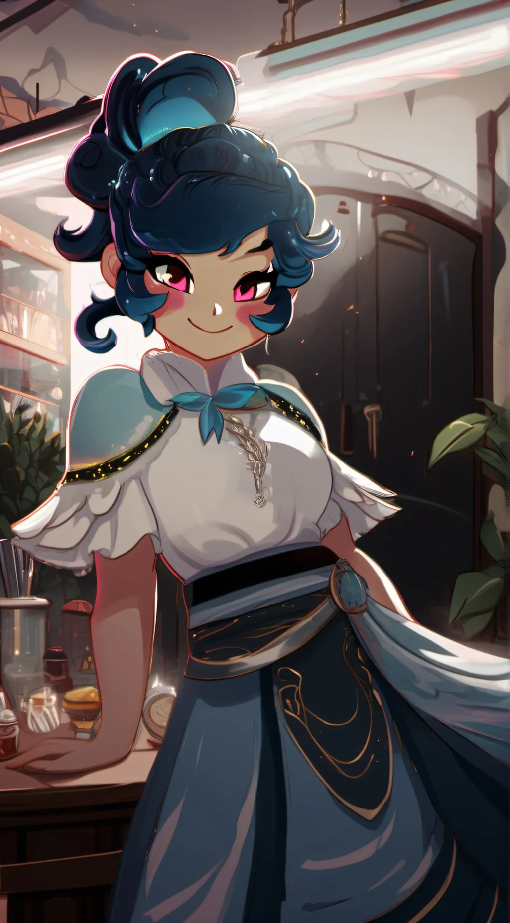 ai character: Crystal  background
