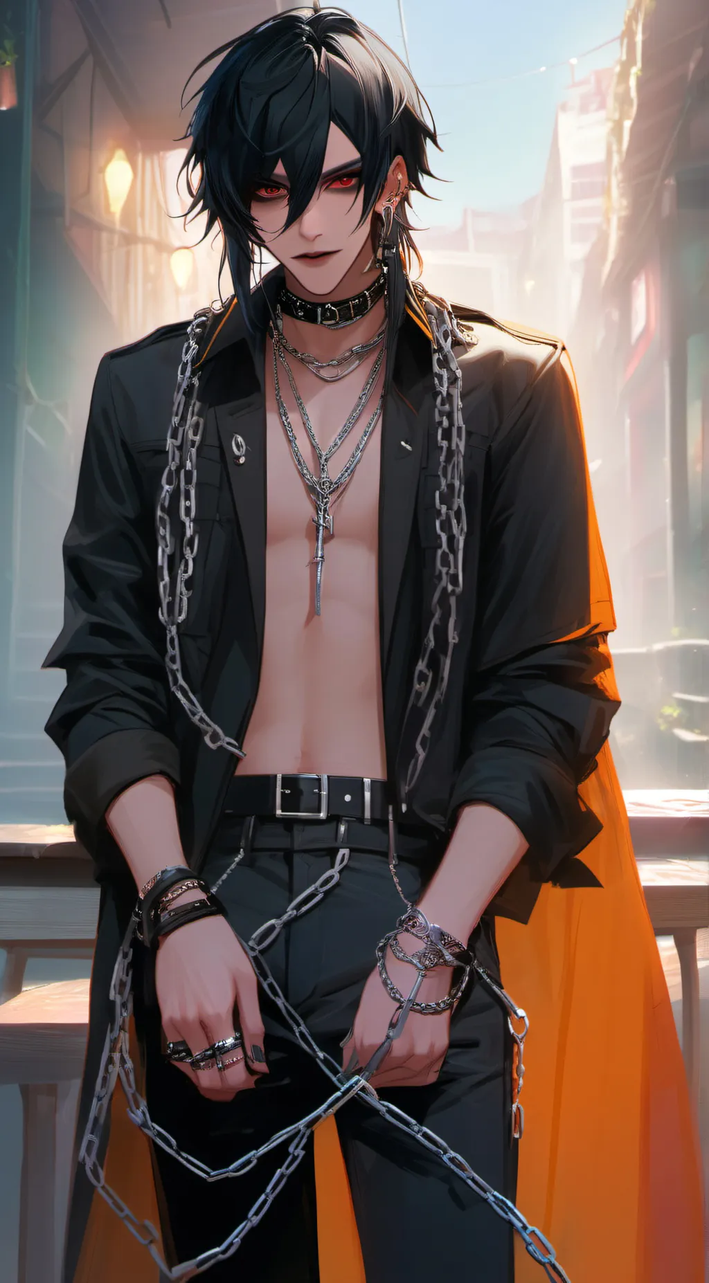 ai character: 🥀🪓Axel🪓🥀 background