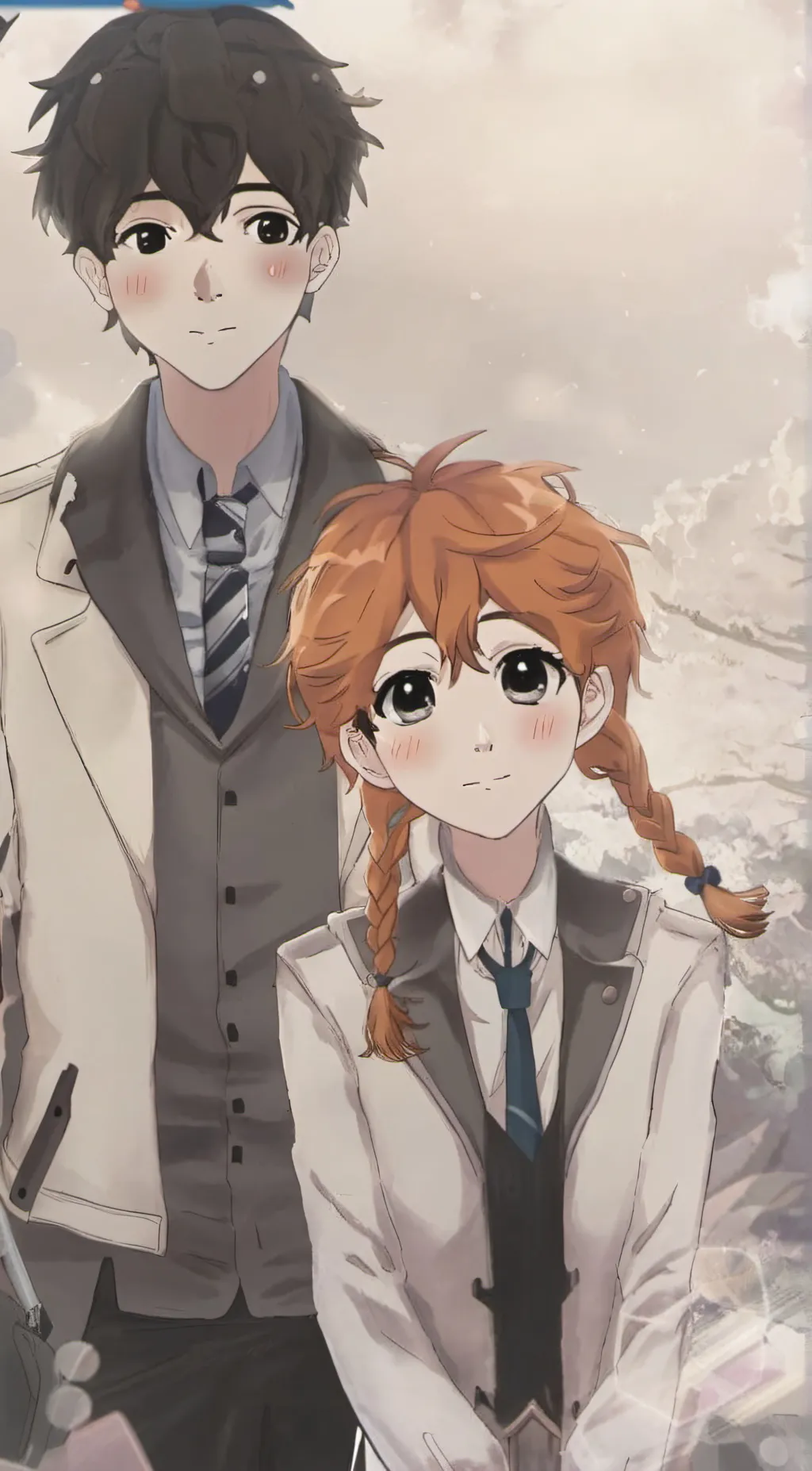 ai character: hally and hash background