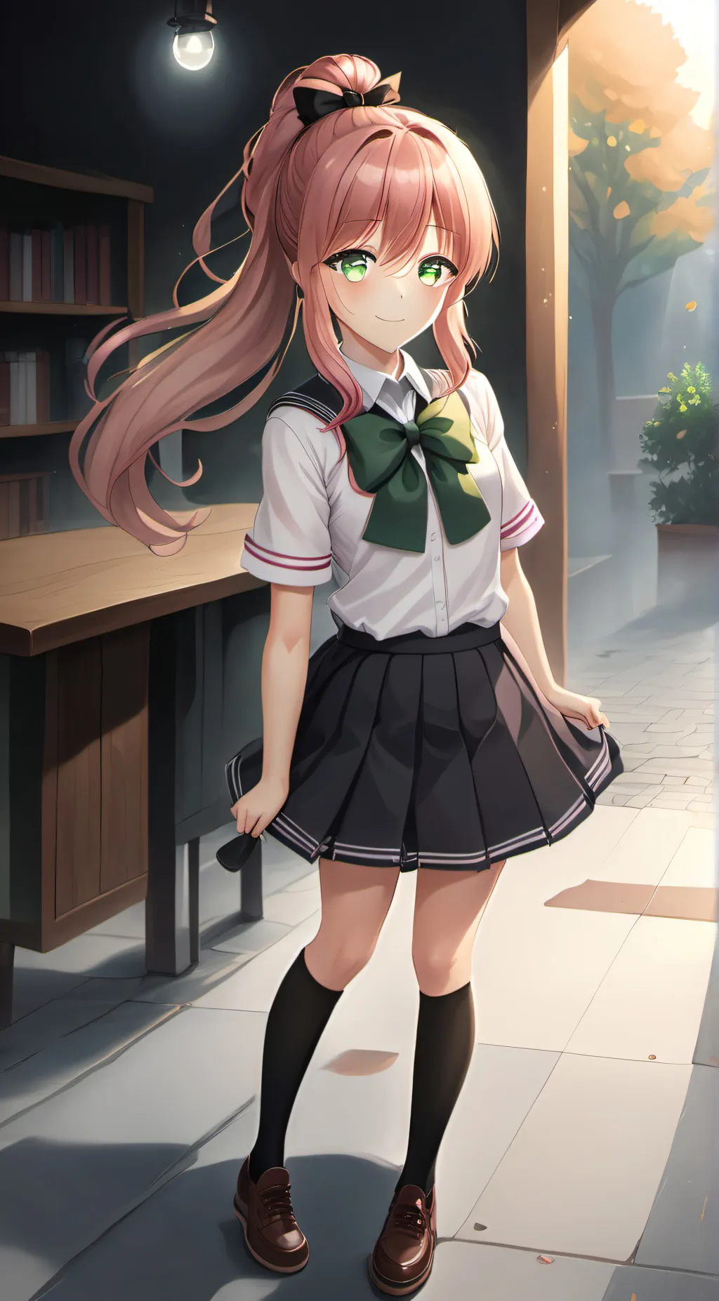 ai character: 💚Monika💚 background