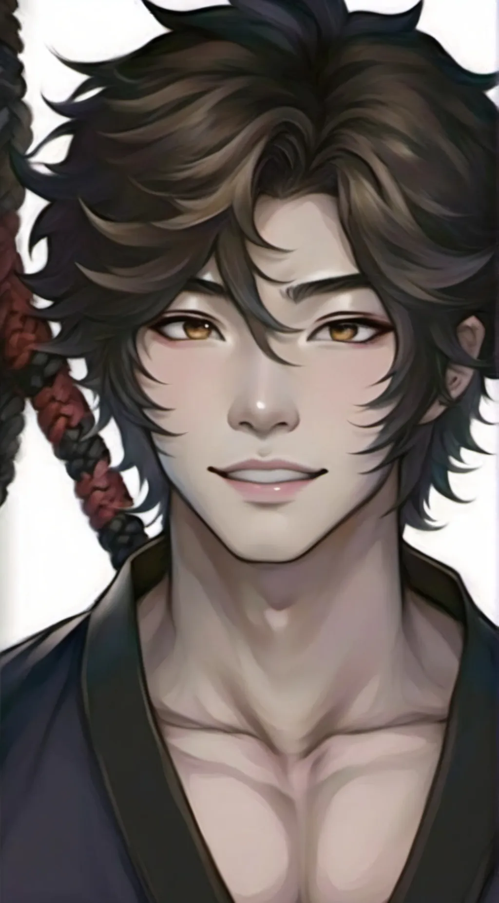 ai character: Hayden Woo  background