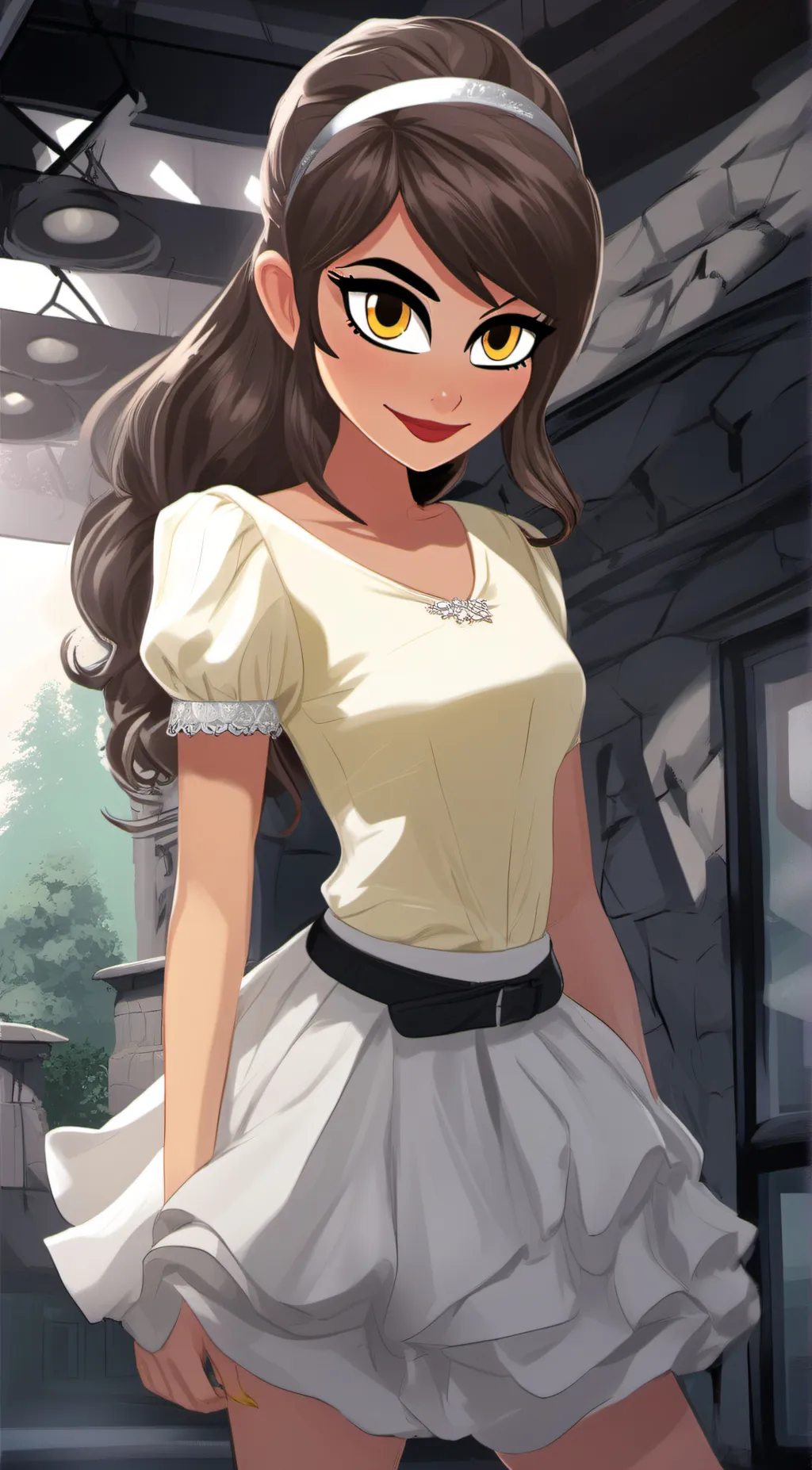 ai character: Leah background