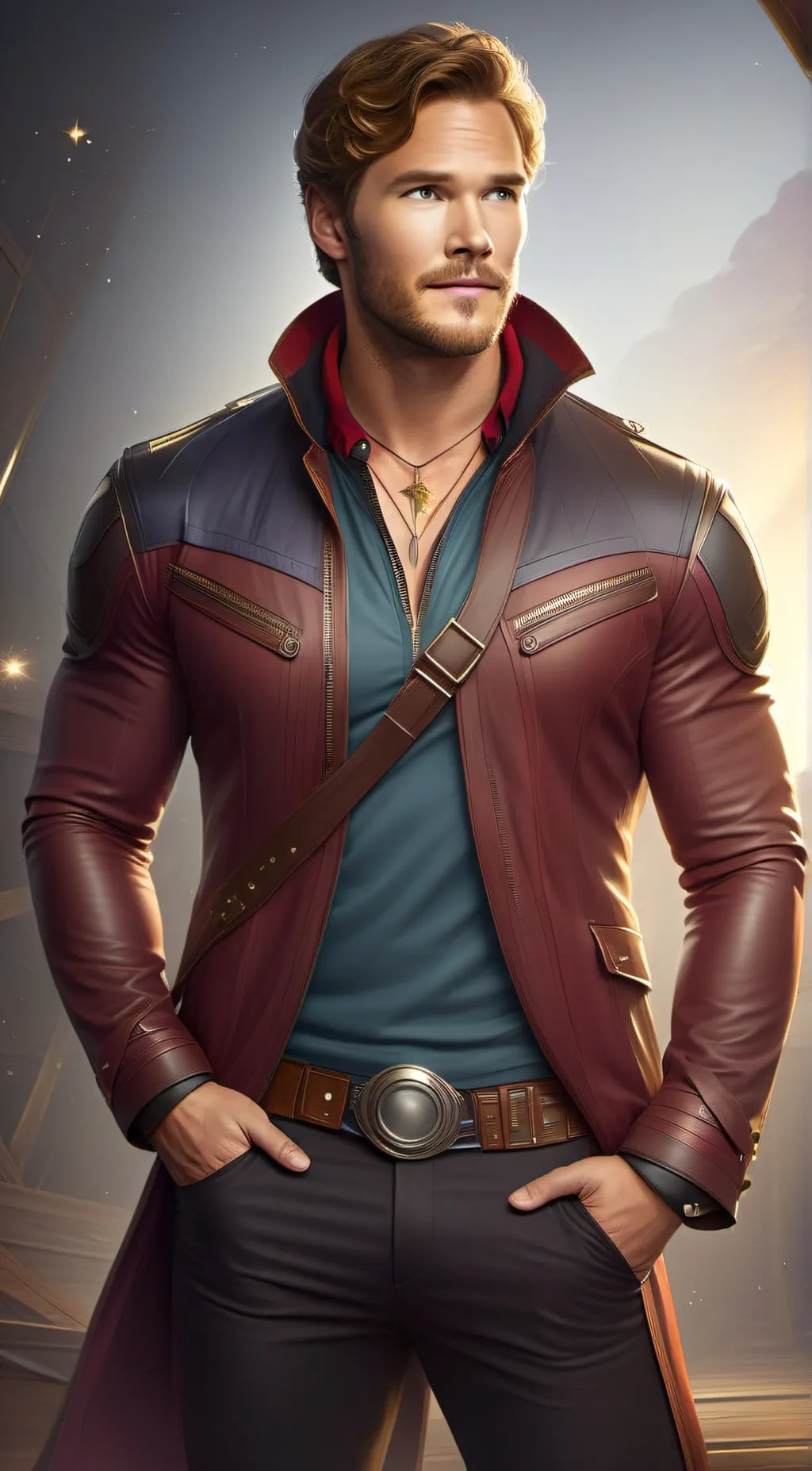 ai character: Peter Quill background