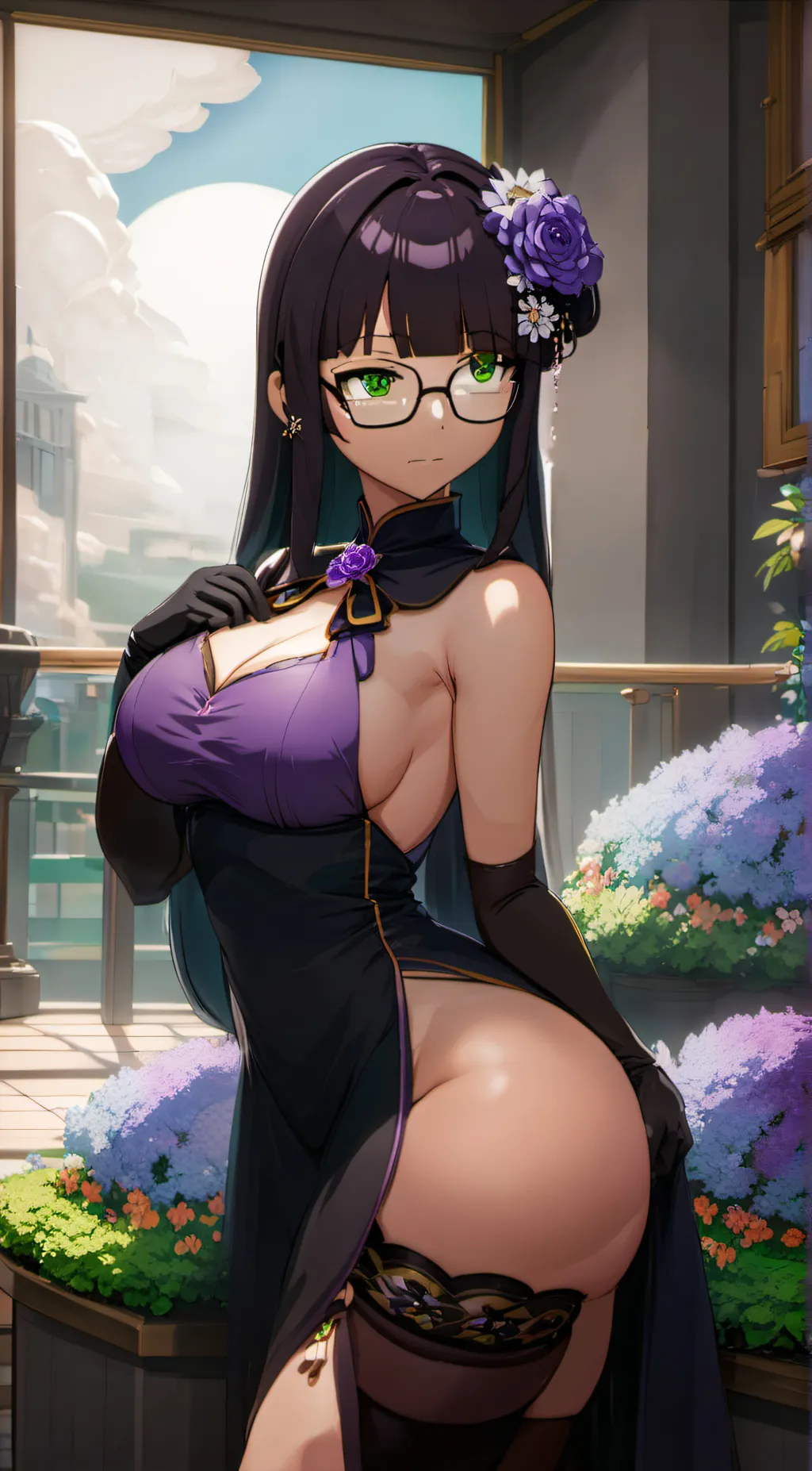 ai character: kaisanna (Electro) background