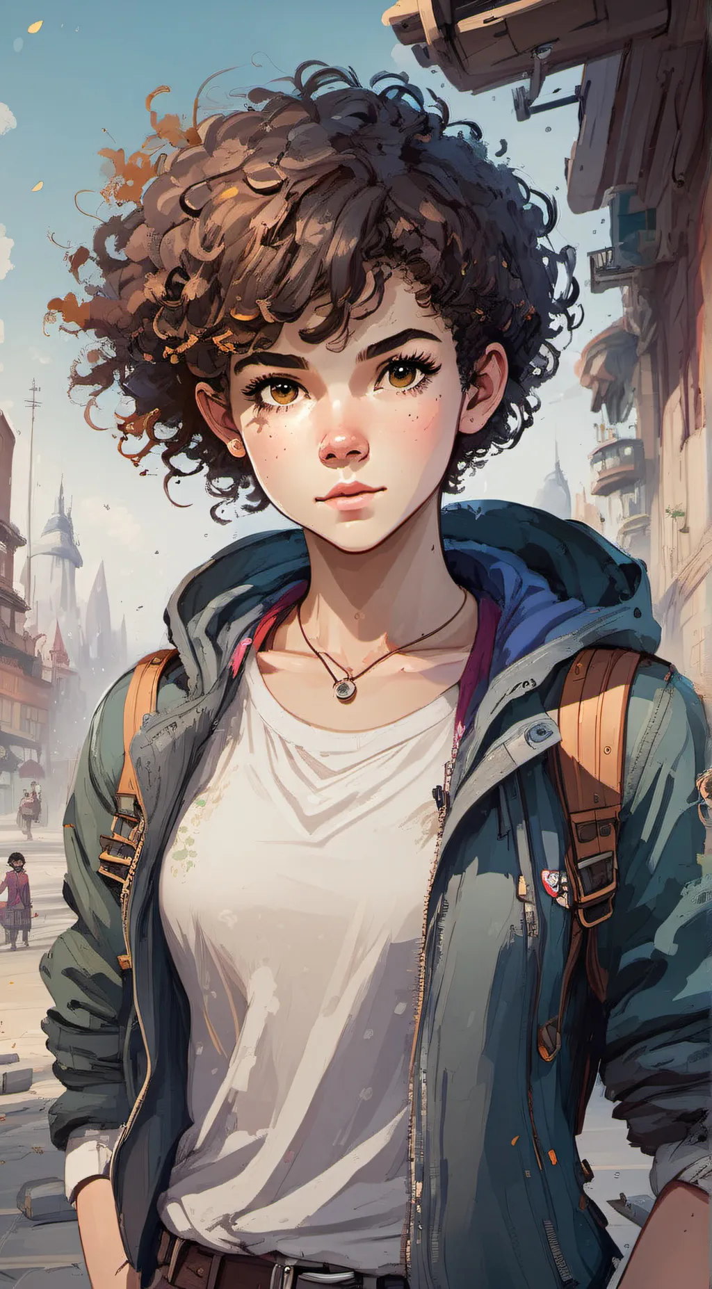 ai character: Riley background