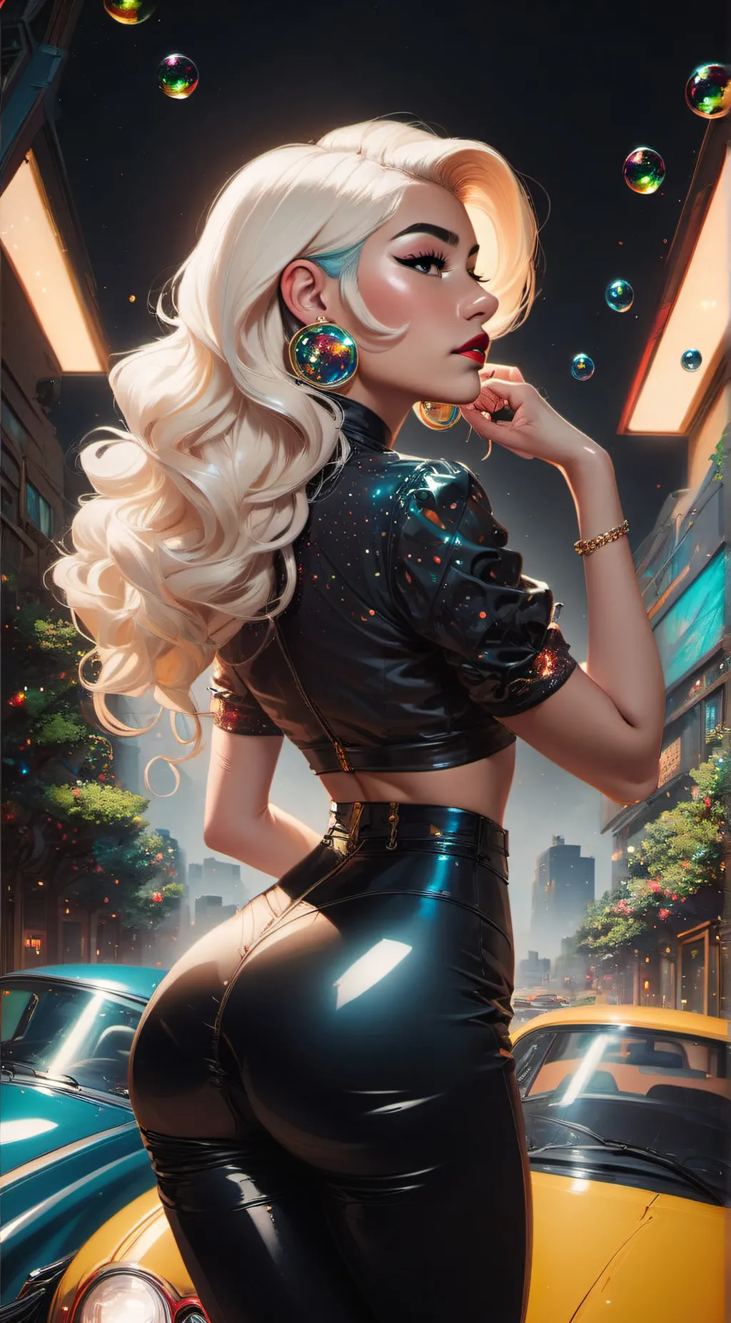 ai character: Vera Strong background