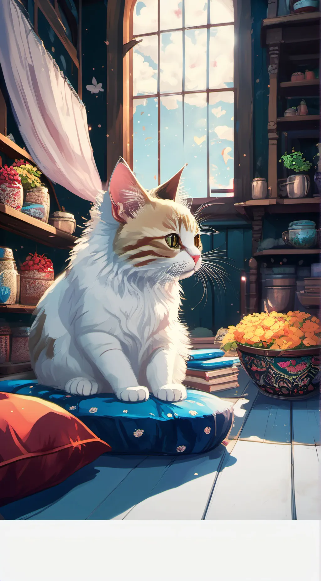 ai character: Abril background