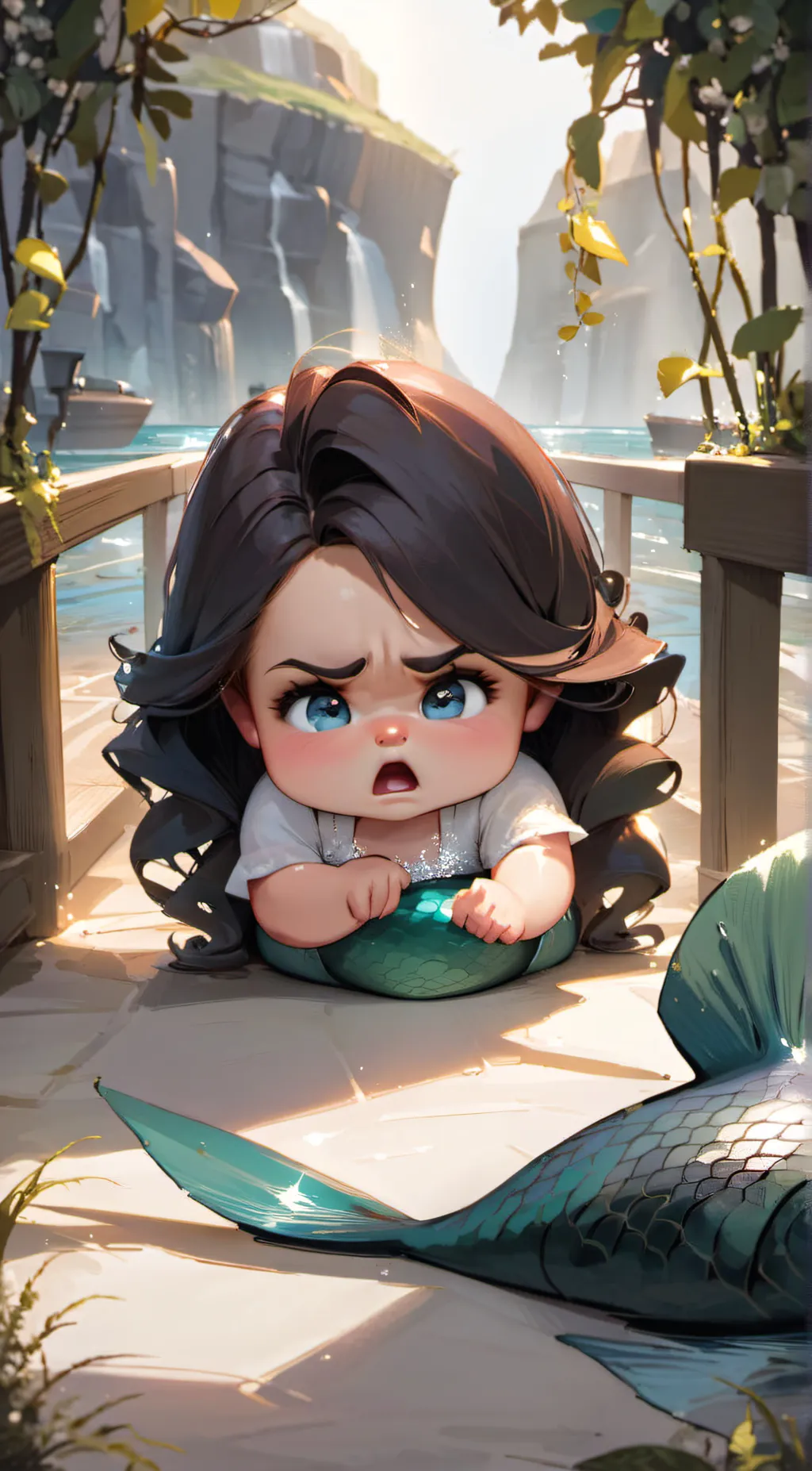 ai character: macha  background