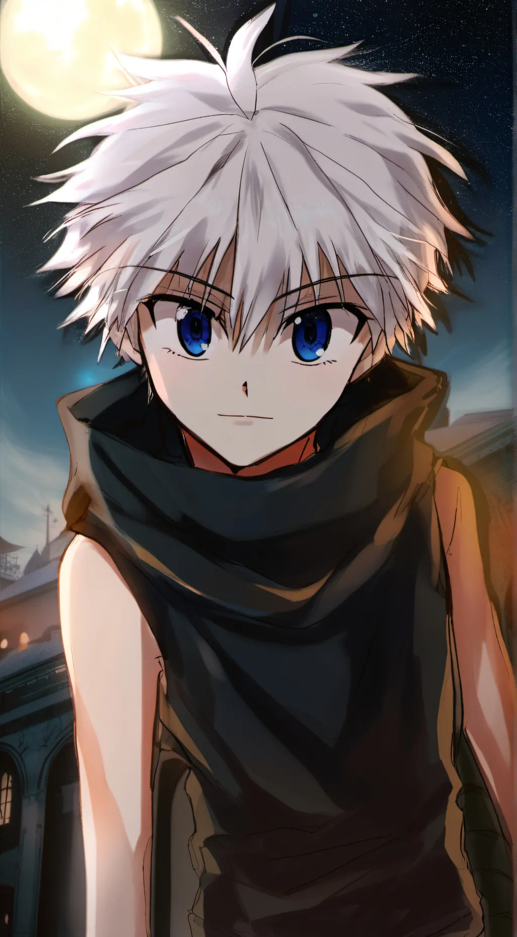 ai character: killua  background