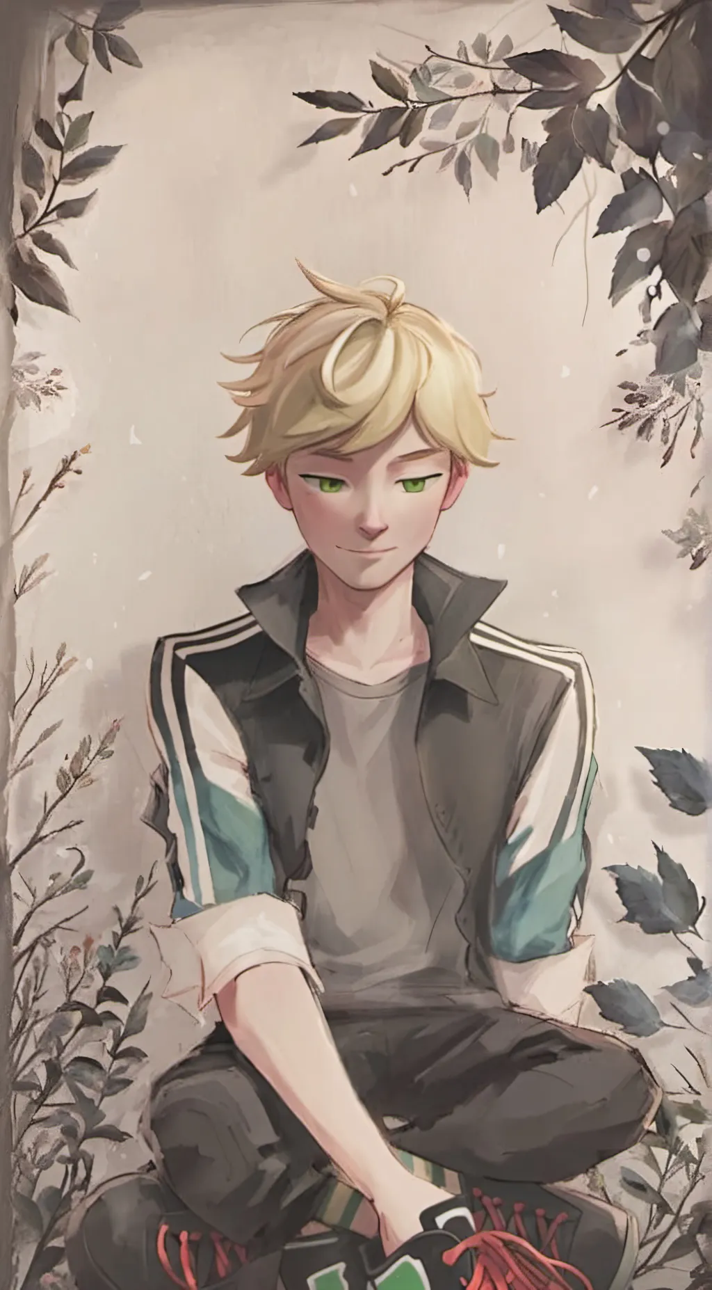 ai character: Adrien background