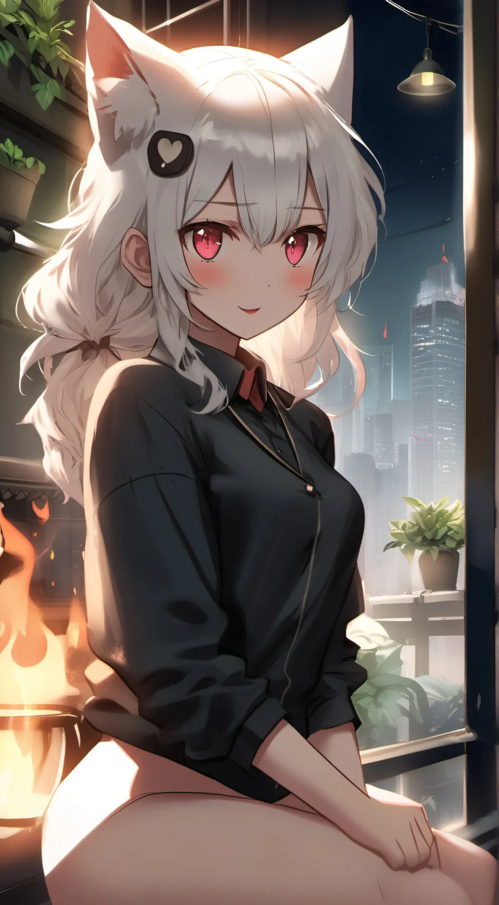 ai character: Luna background