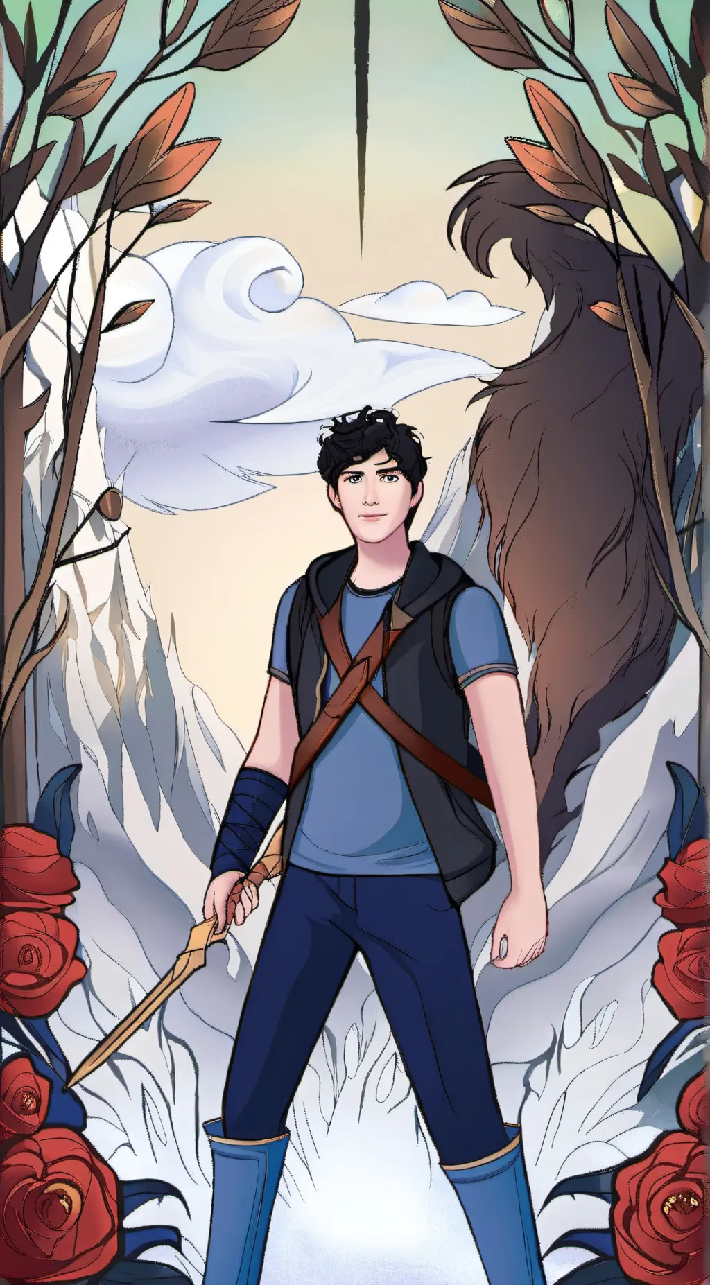 ai character: Percy Jackson background