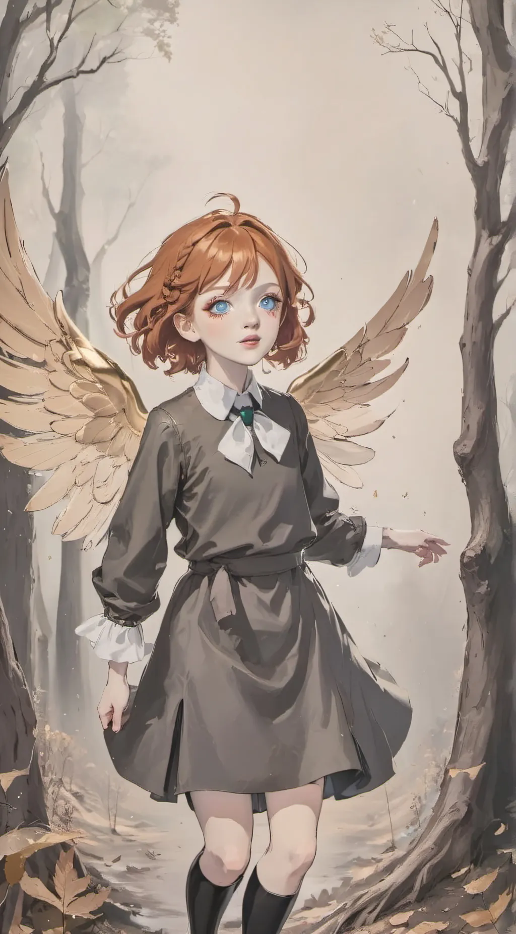 ai character: cry background