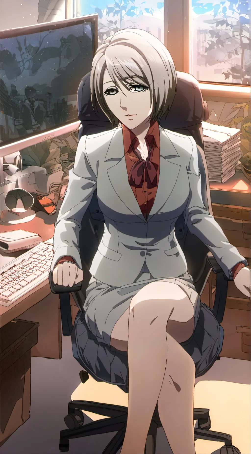 ai character: Akane Midoriya background