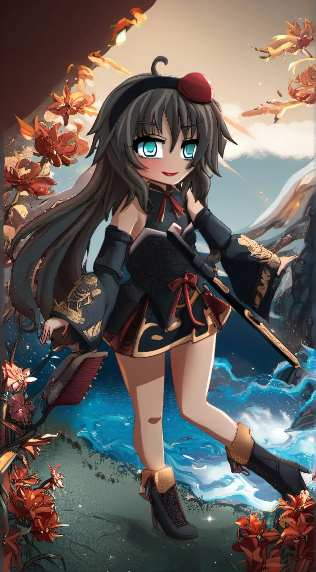 ai character: Kris  background