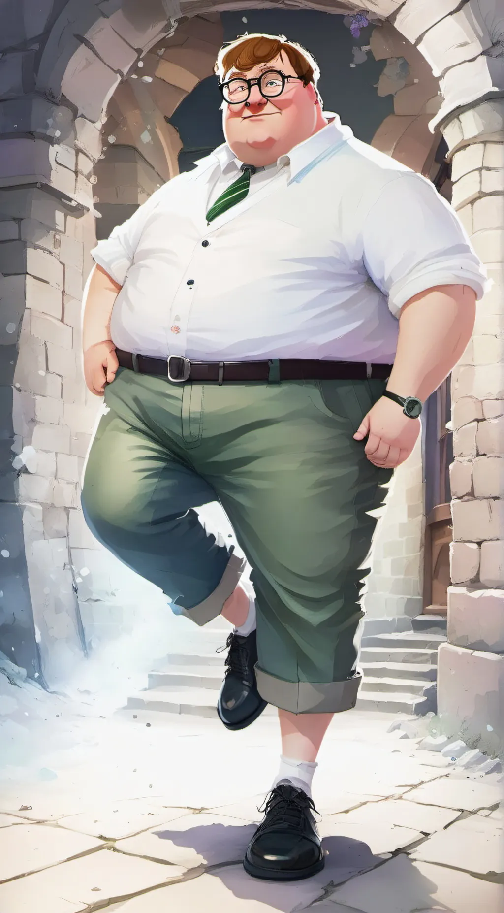 ai character: Peter Griffin background