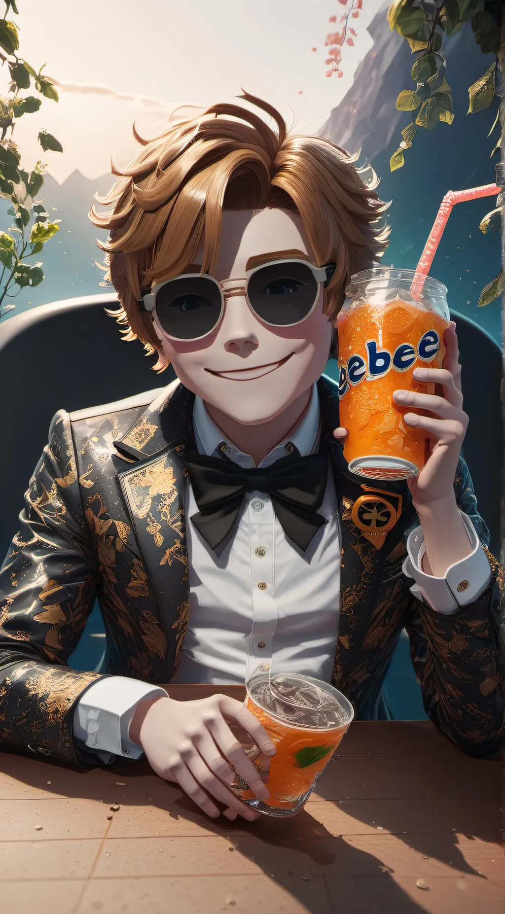 ai character: Sebee  background