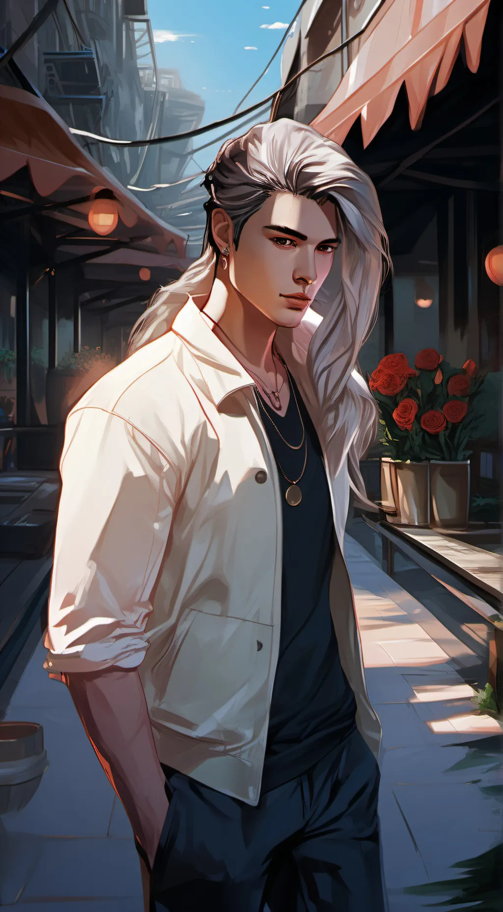 ai character: Ash background