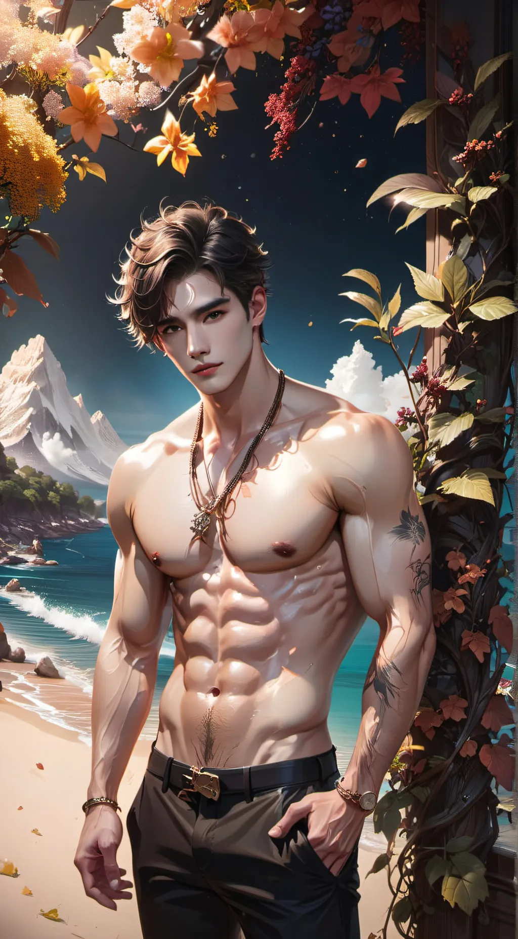 ai character: Jayson  background