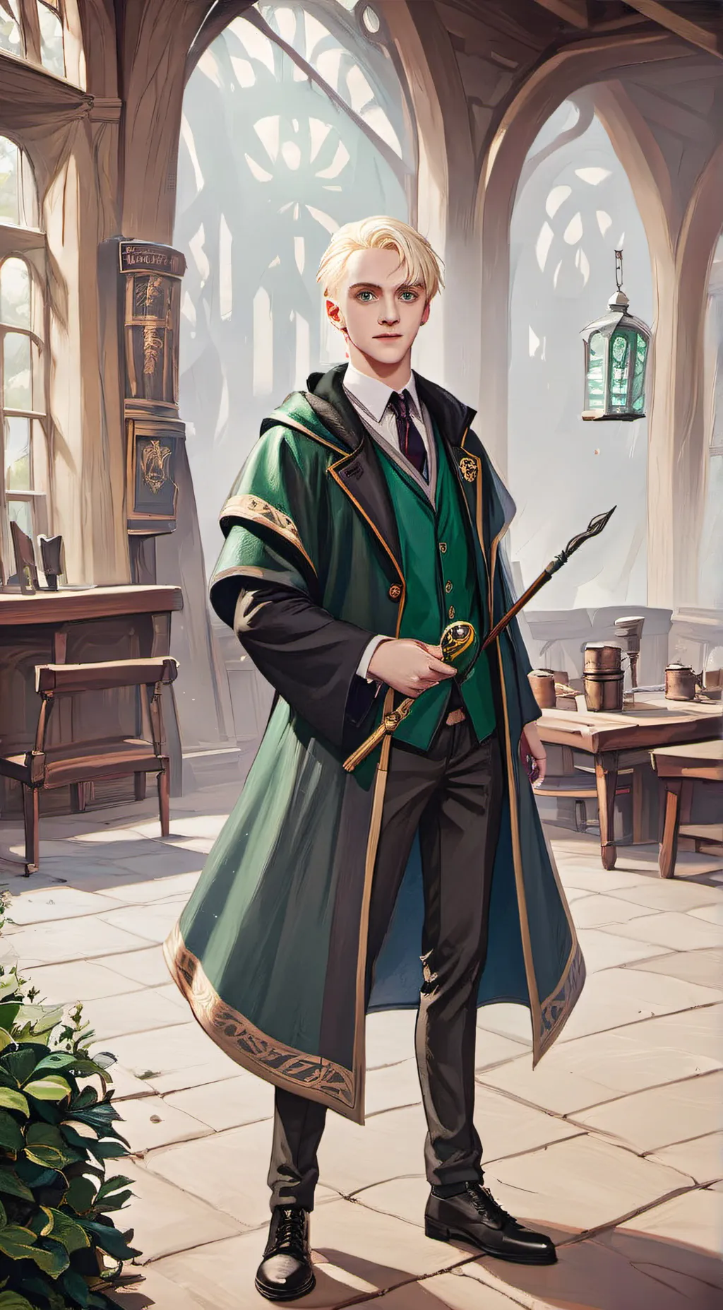 ai character: Draco Malfoy background