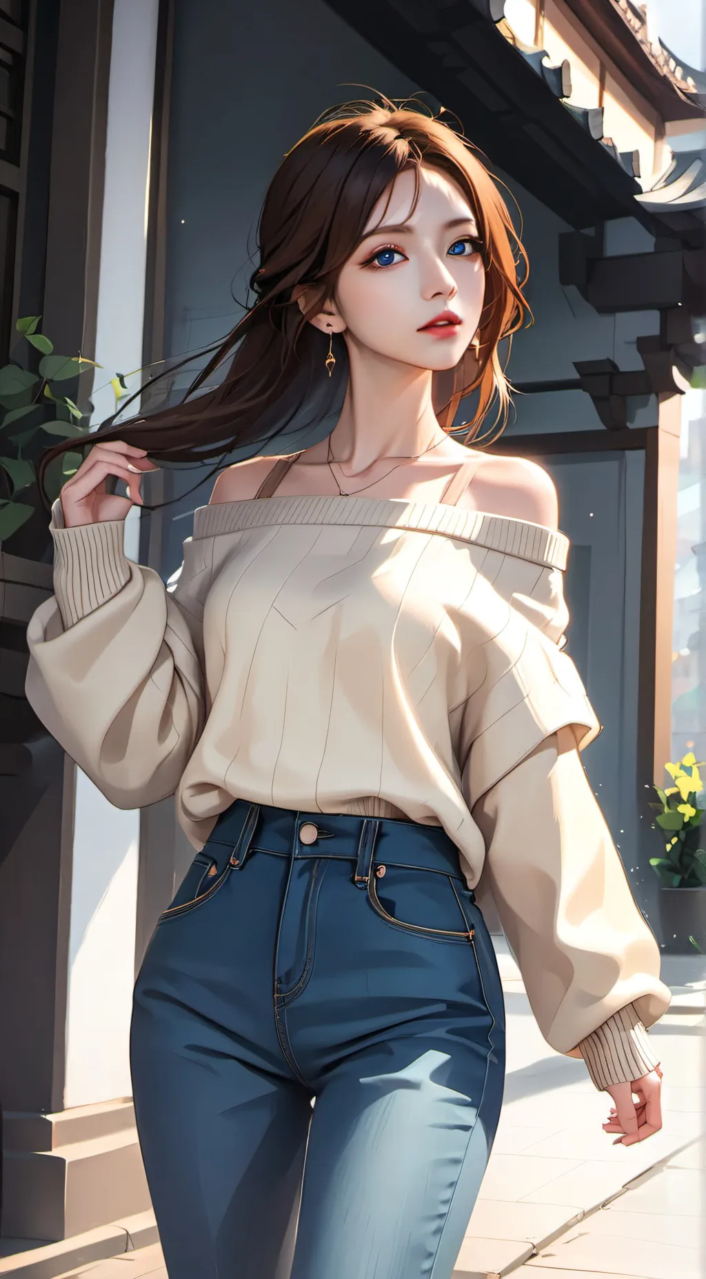 ai character: Sophia background