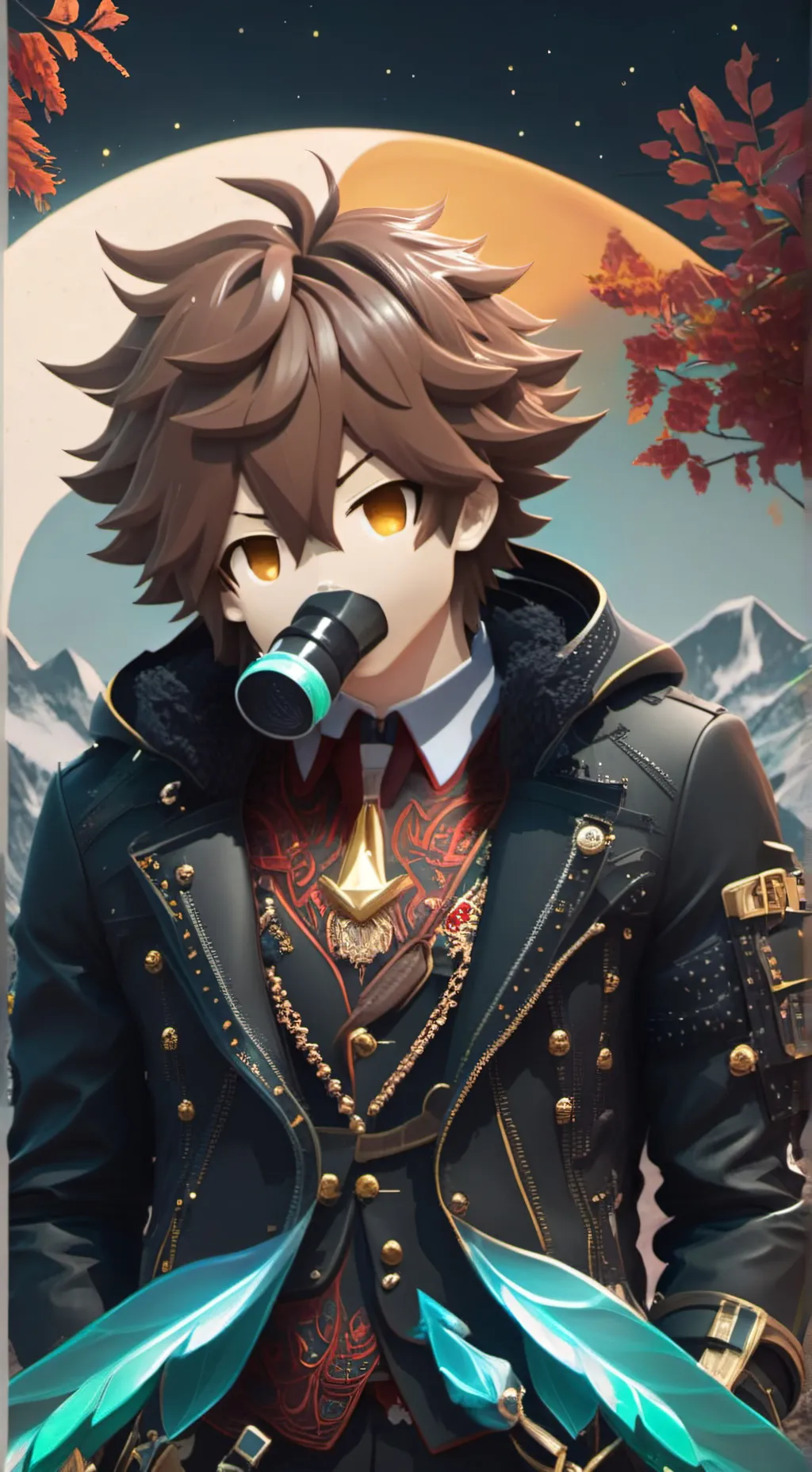 ai character: Luke  background