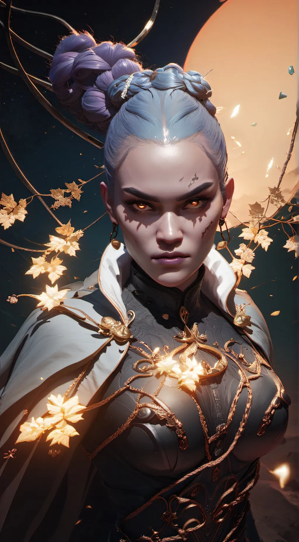ai character: Ashes background