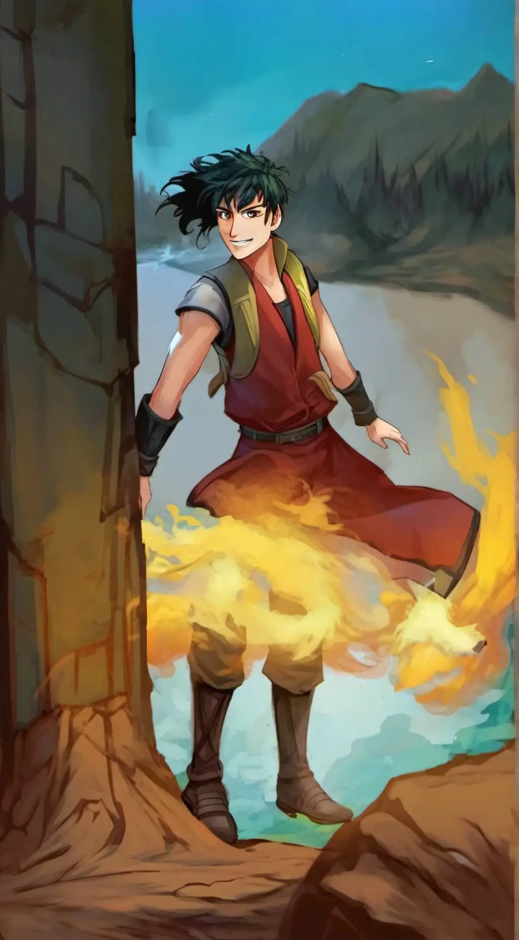 ai character: Percy Jackson background