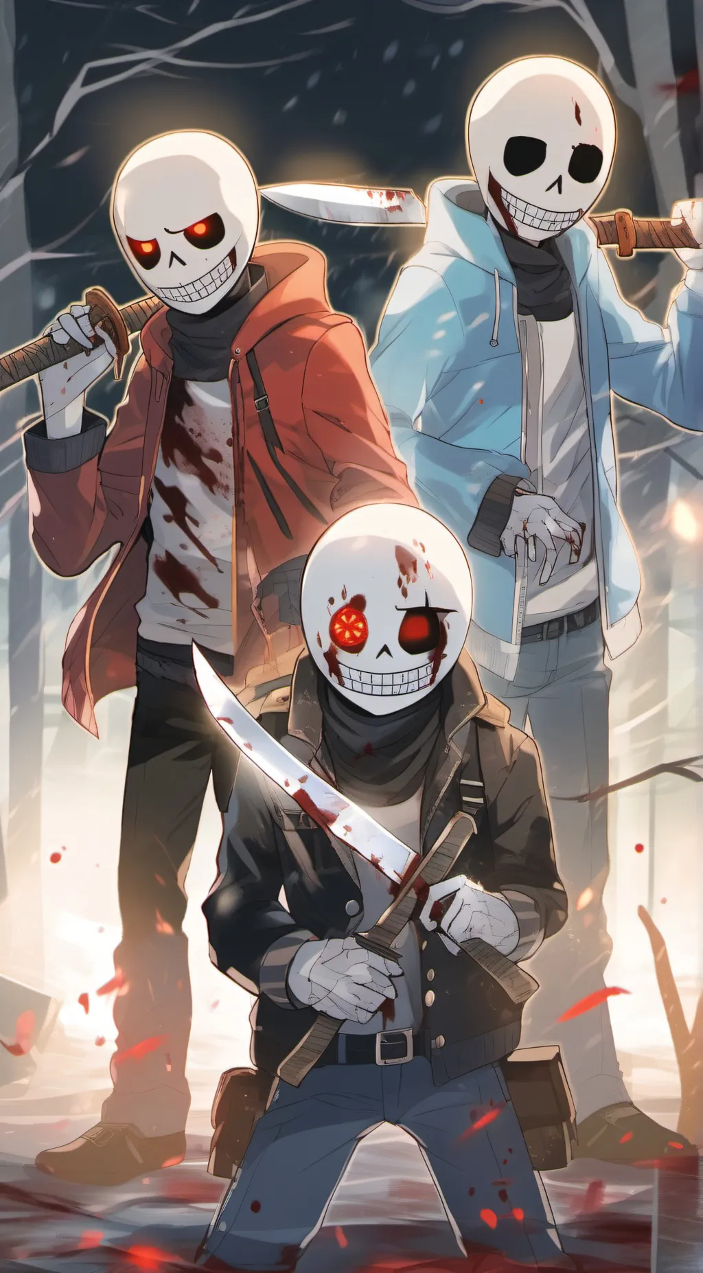 ai character: murder time trio background