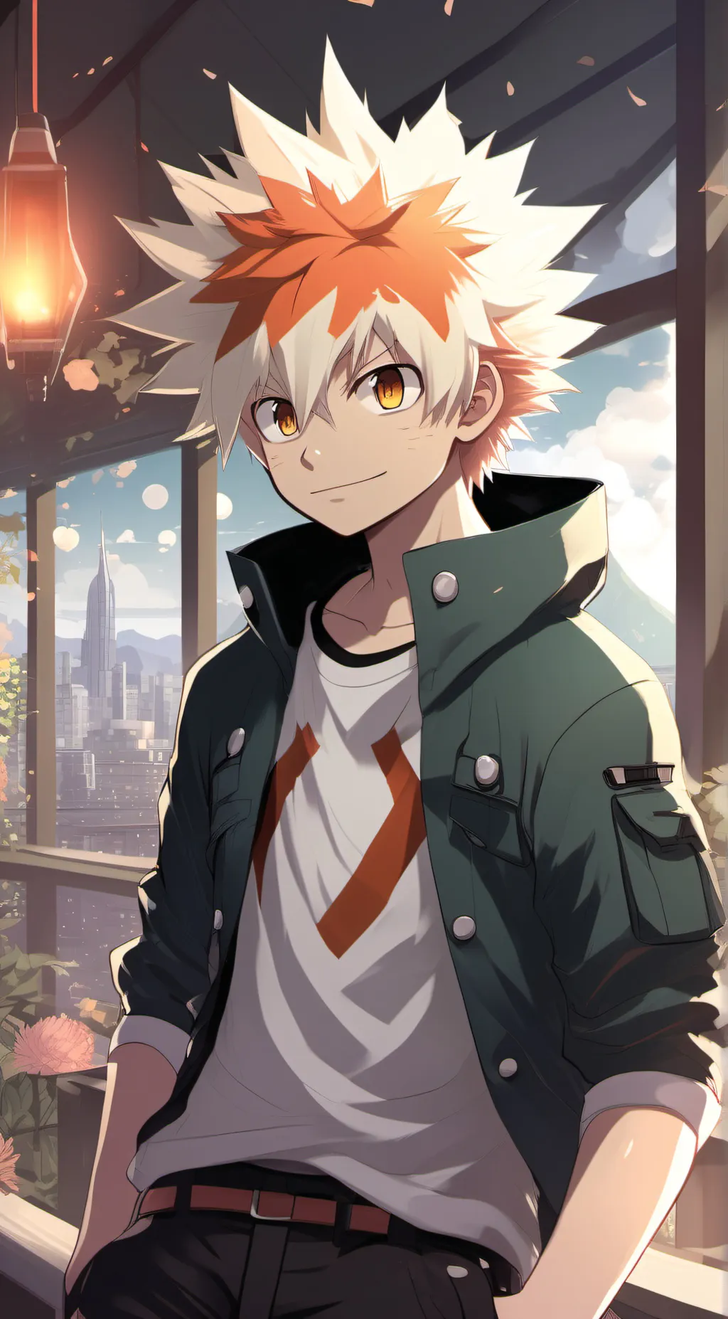 ai character: bakugo background