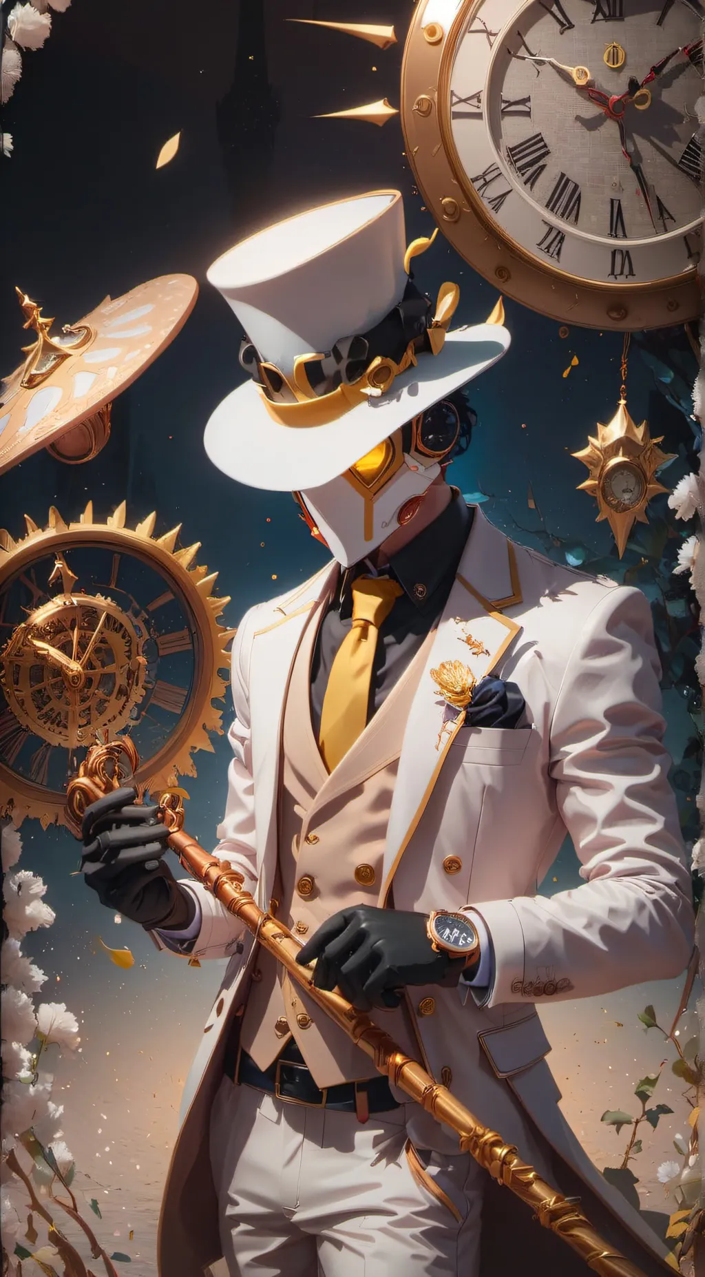 ai character: Elite Clockman  background