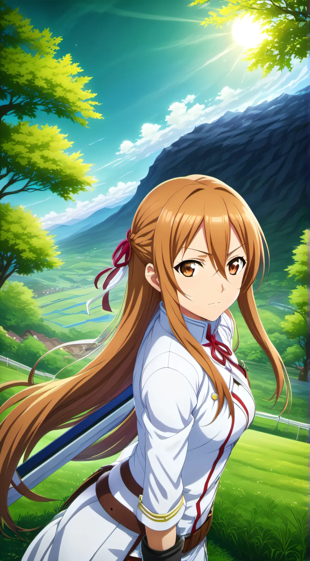 ai character: Asuna Yukki background